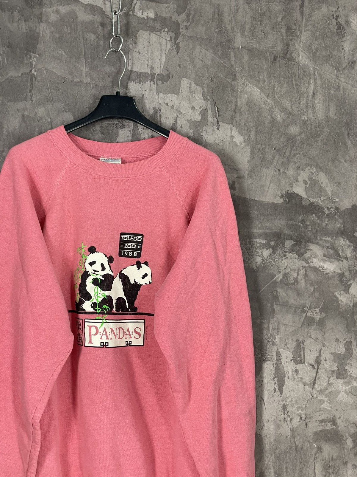 Japanese Brand × Vintage Crazy Vintage 90s Panda Animal Nature Wildlife Sweatshirt Size US XL / EU 56 / 4 - 4 Thumbnail