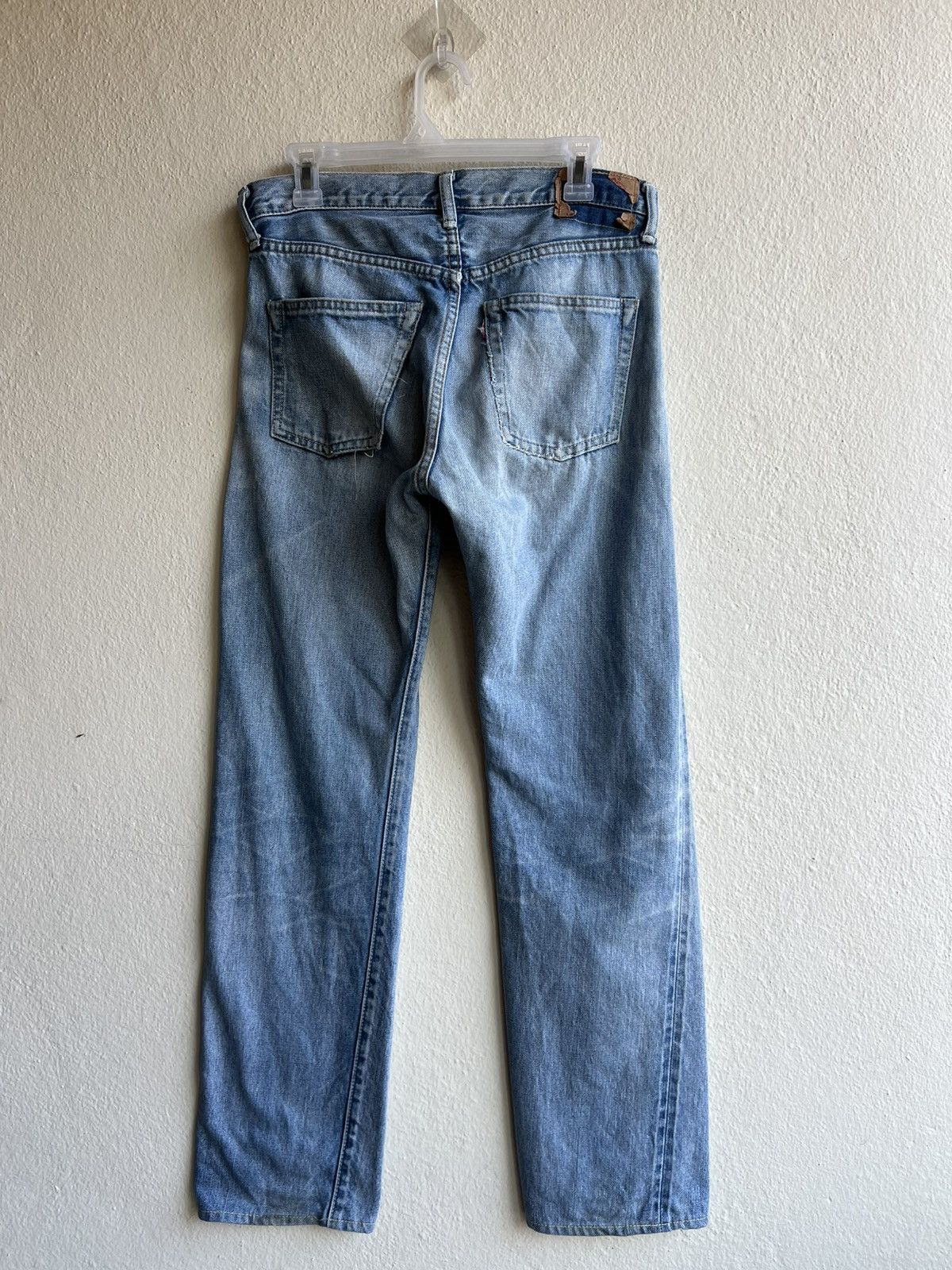 Denime Vintage DENIME Japan Ripped Faded Mud Denim Selvedge Jeans Size US 31 - 3 Thumbnail