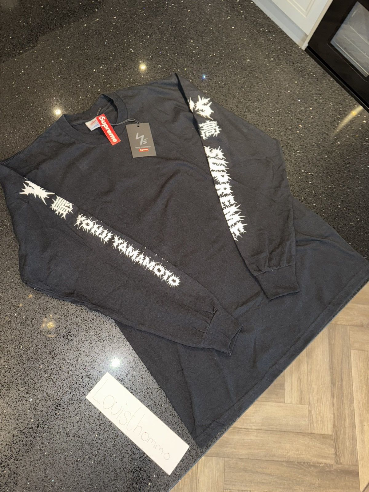 Supreme × Yohji Yamamoto Supreme Y's by Yohji Yamamoto L/S Tee Size US M / EU 48-50 / 2 - 4 Thumbnail