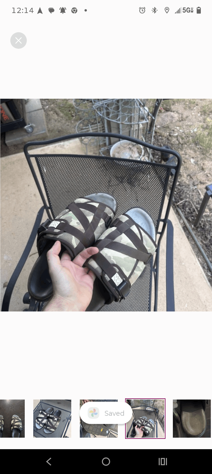Visvim Visvim christo camo slides size XL 8 in Japan handcrafted XL Size US 12 / EU 45 - 1 Thumbnail