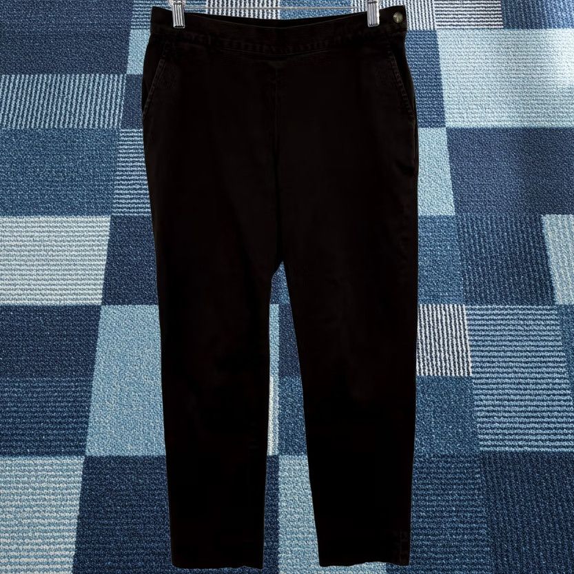 Ralph Lauren Lauren Ralph Lauren Pants Women's Size 6 Brown Cotton Blend Solid Side Zip Size 28" / US 6 / IT 42 - 1 Thumbnail