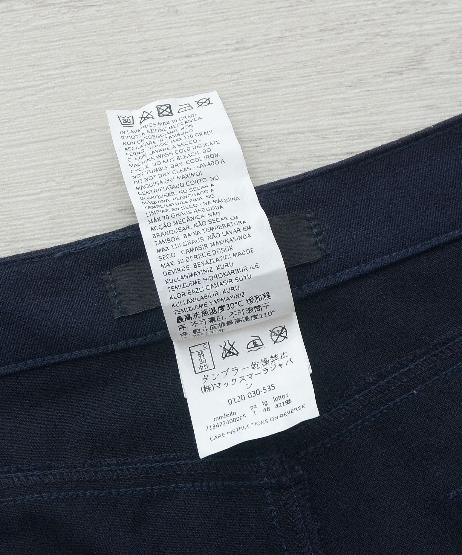 Max Mara × Weekend Max Mara Luxury Max Mara Weekend Womens Stretch Pants Designer Size 36" / US 14 / IT 50 - 10 Thumbnail