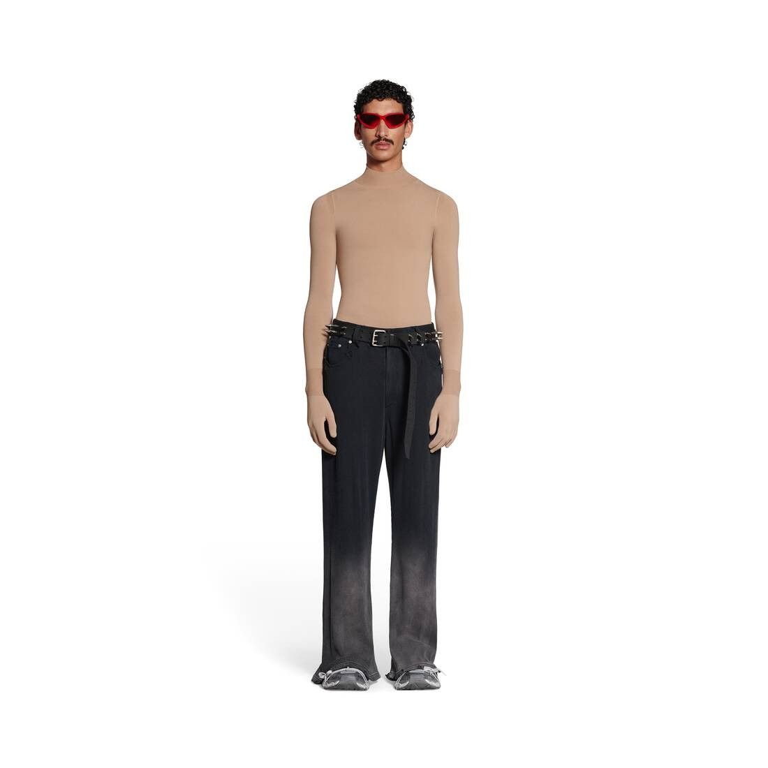 Balenciaga o1bcso1str0525 Gloves Sweater in Light Beige Size XL / US 12-14 / IT 48-50 - 2 Thumbnail