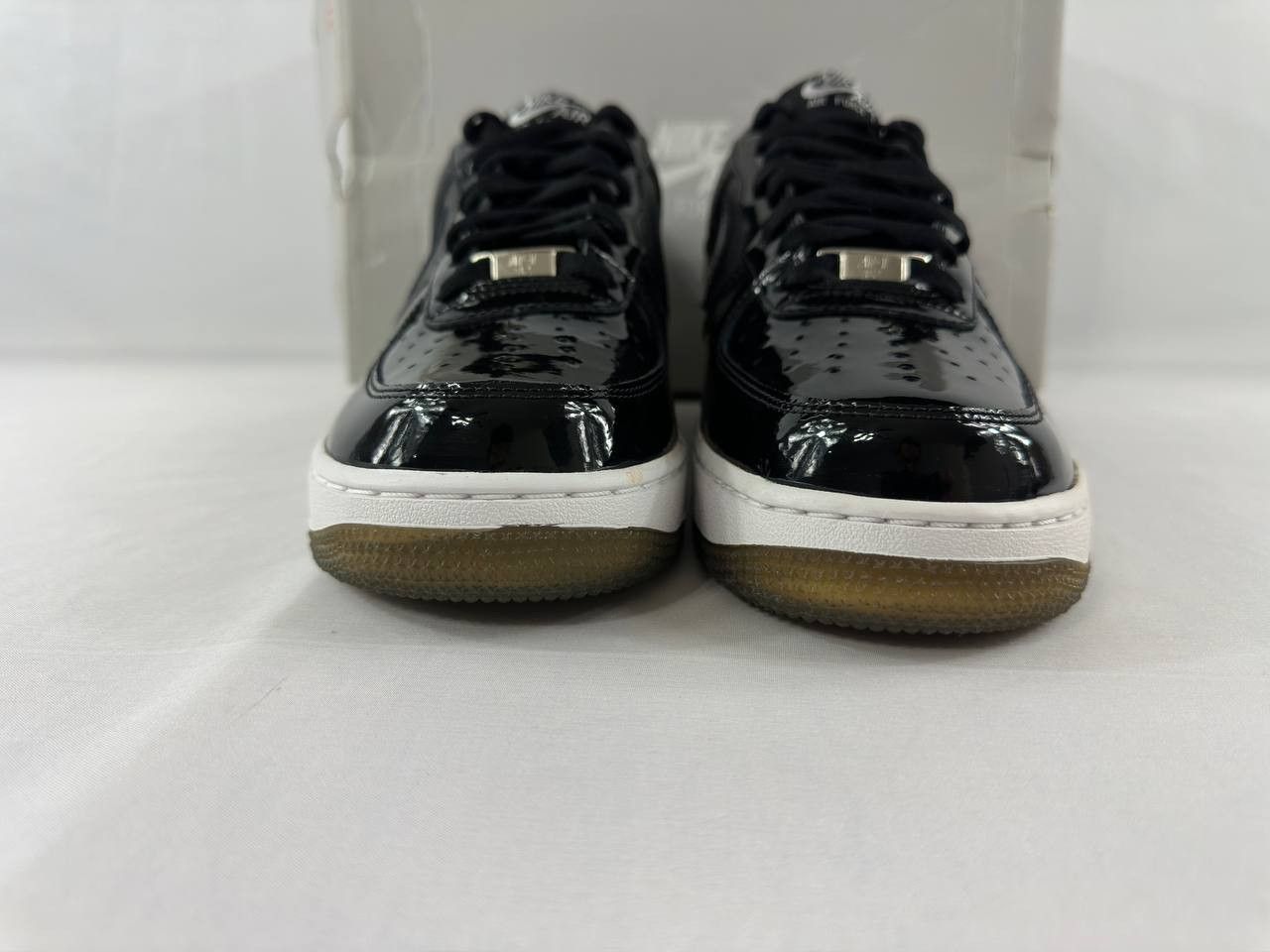 Nike Nike Air Force 1 '07 'Black Silver' 2010 Size US 7.5 / EU 40-41 - 4 Thumbnail