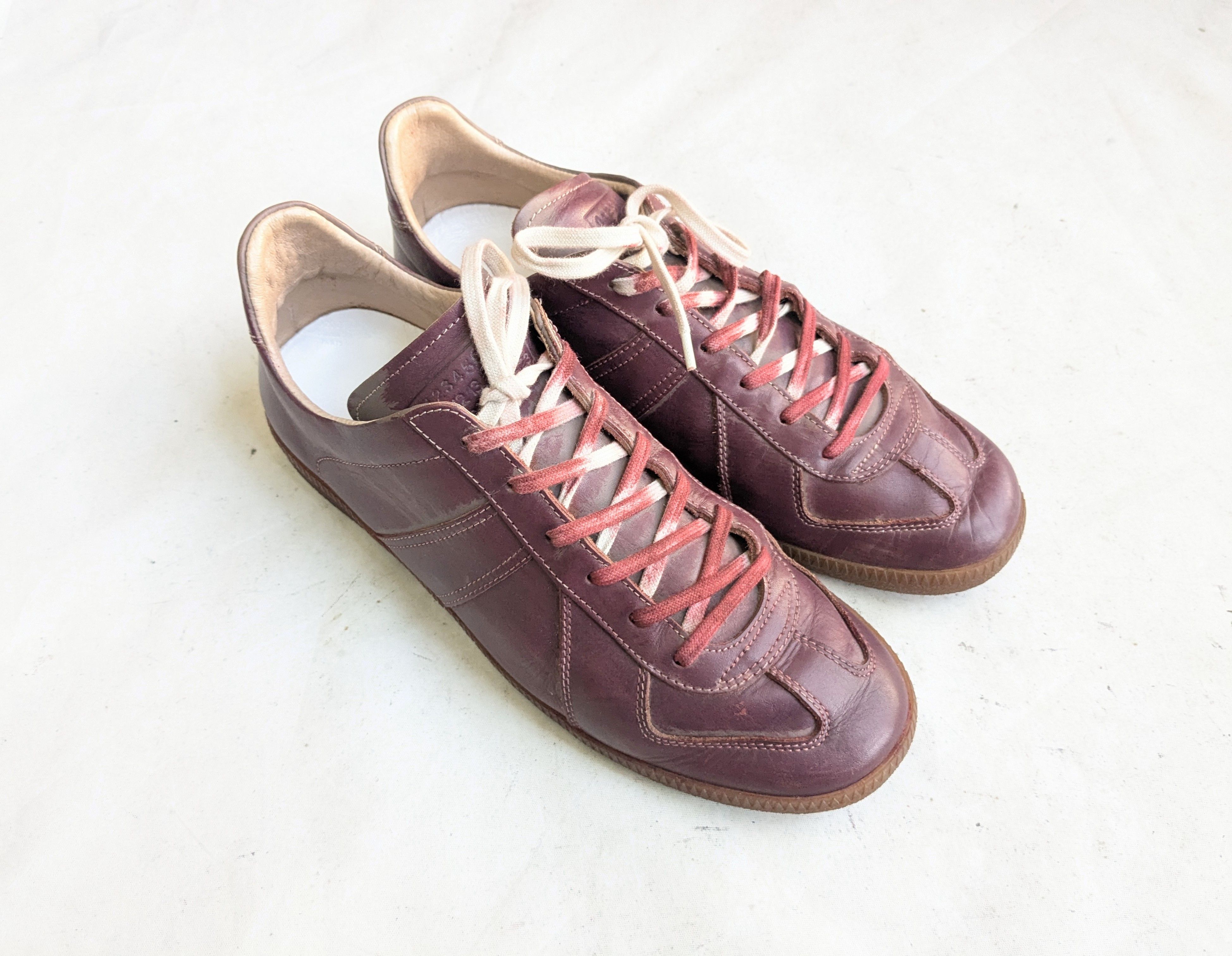 Maison Margiela Maison Margiela Replica GAT Red 8 41 SS09 Low Leather Size US 8 / EU 41 - 2 Thumbnail