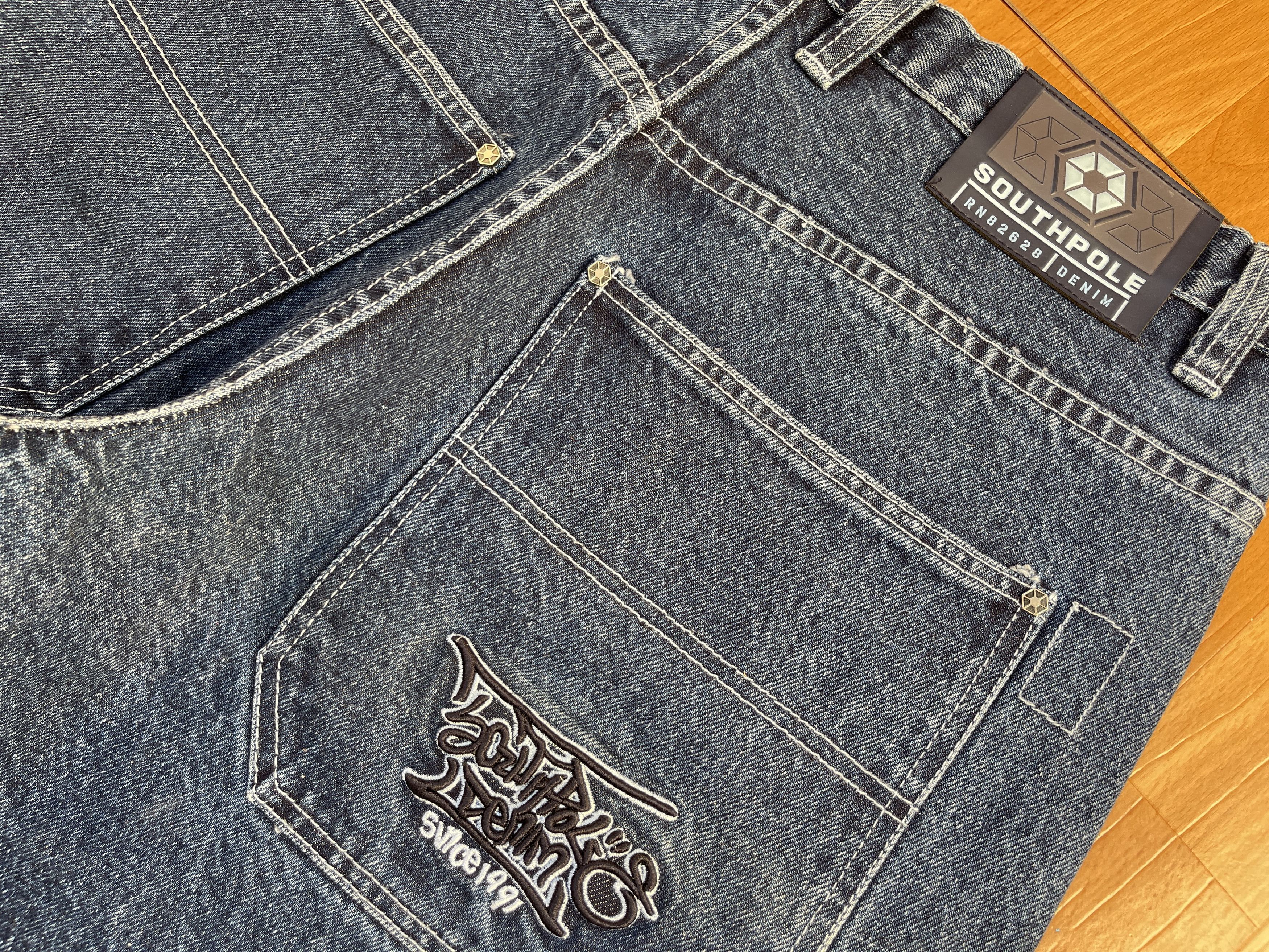 Southpole Southpole jeans, baggy vintage South Pole 90s hip hop Y2K 36 Size US 36 / EU 52 - 9 Thumbnail