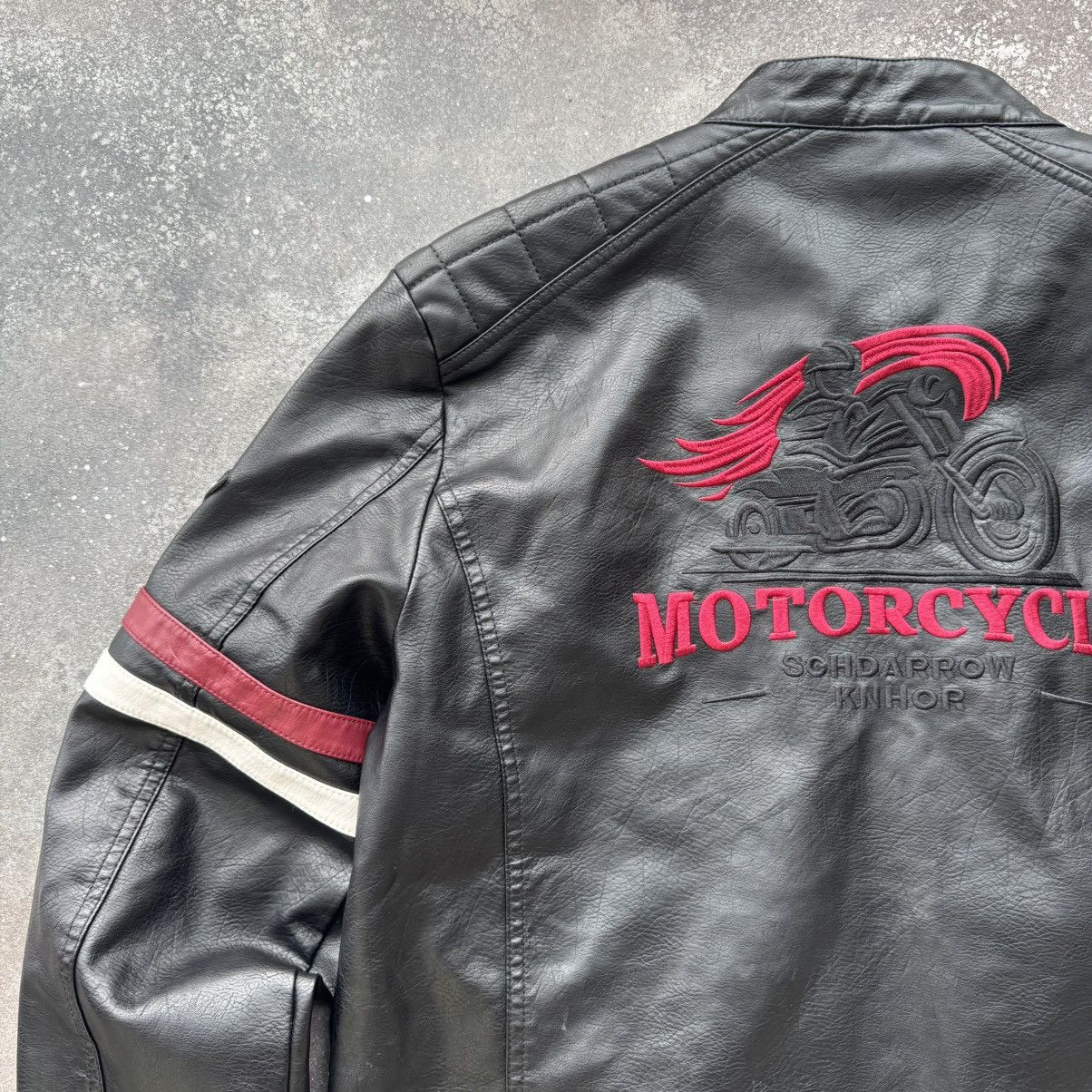 Hysteric Glamour Moto Racing Vintage Y2K Faux Leather Jacket Size US M / EU 48-50 / 2 - 14 Thumbnail