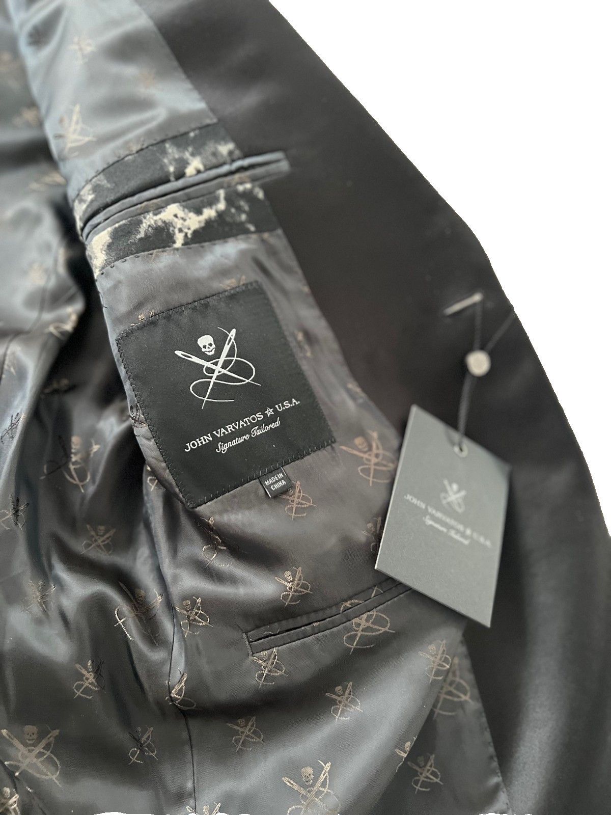 John Varvatos John Varvatos Star USA Jacquard Dinner Blazer Jacket ( 40R ) Size 40R - 4 Thumbnail