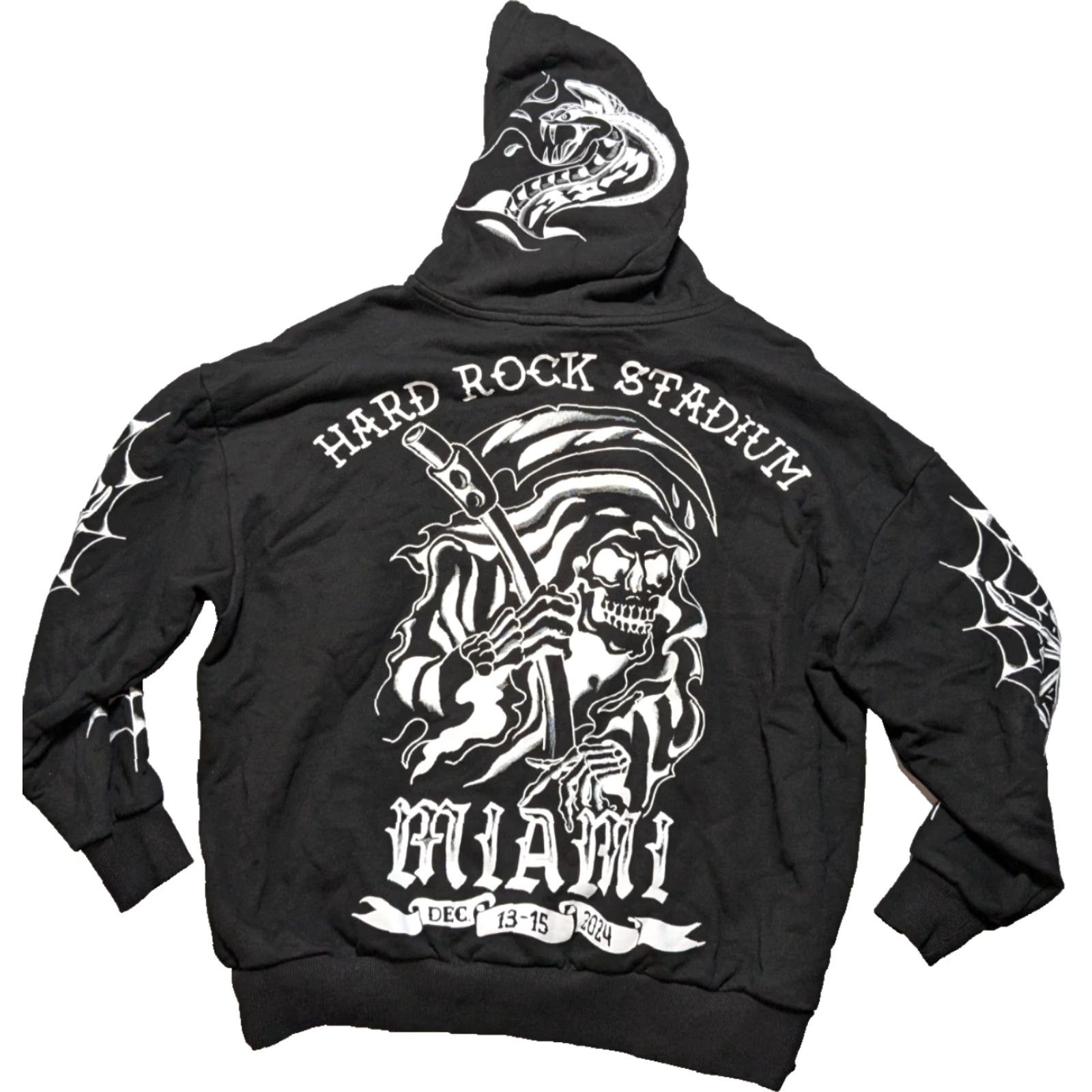 Vintage OFFICIAL Rolling Loud Hoodie Men Small Black Graphic Print Hooded Pockets Pullover Size US S / EU 44-46 / 1 - 2 Thumbnail