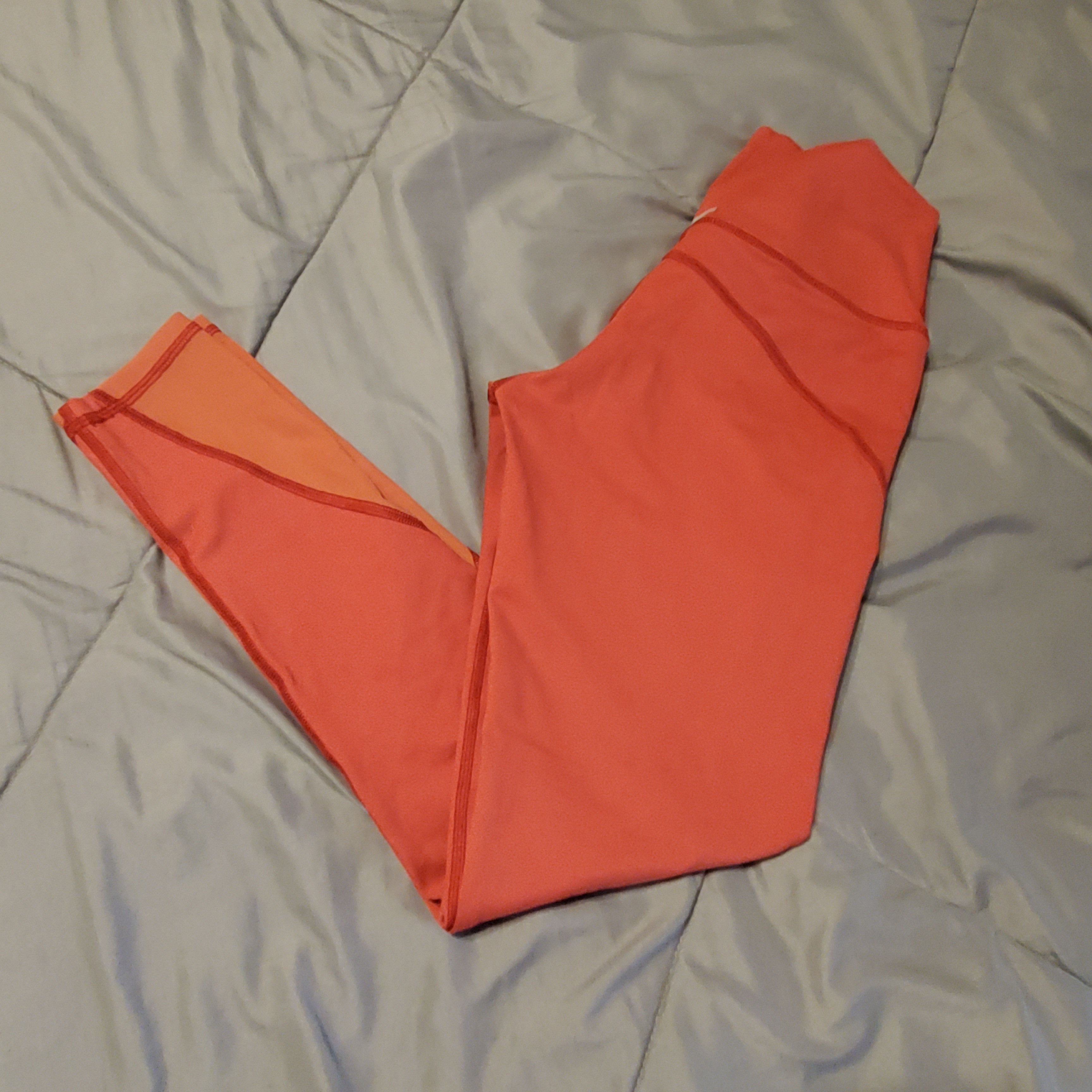 Other Aerie Orange Active Leggings SZ:M Size 27" / US 4 / IT 40 - 5 Thumbnail