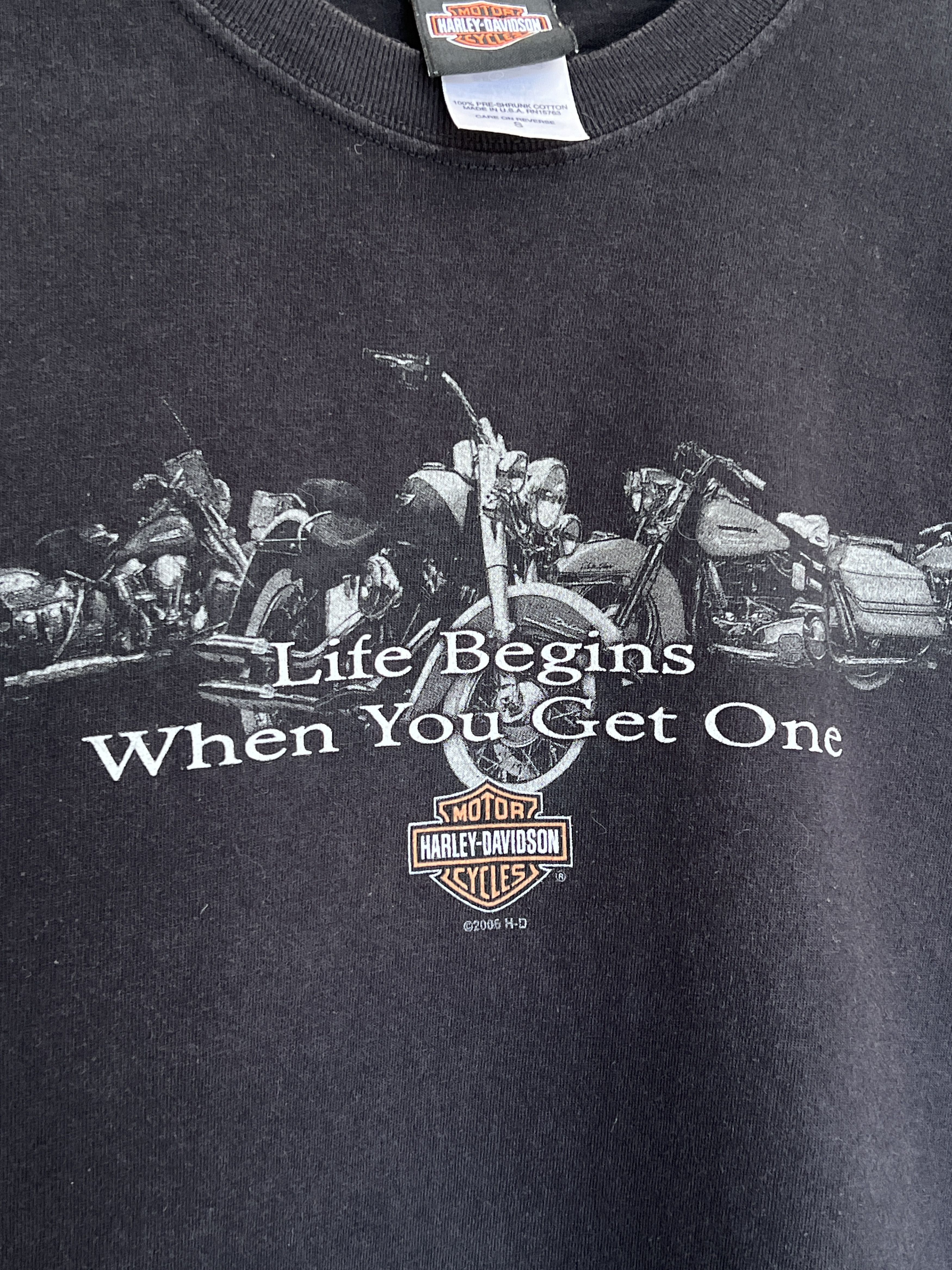 Harley Davidson Vintage 2006 Harley Davidson Cape Town South Africa tee Size US S / EU 44-46 / 1 - 4 Thumbnail