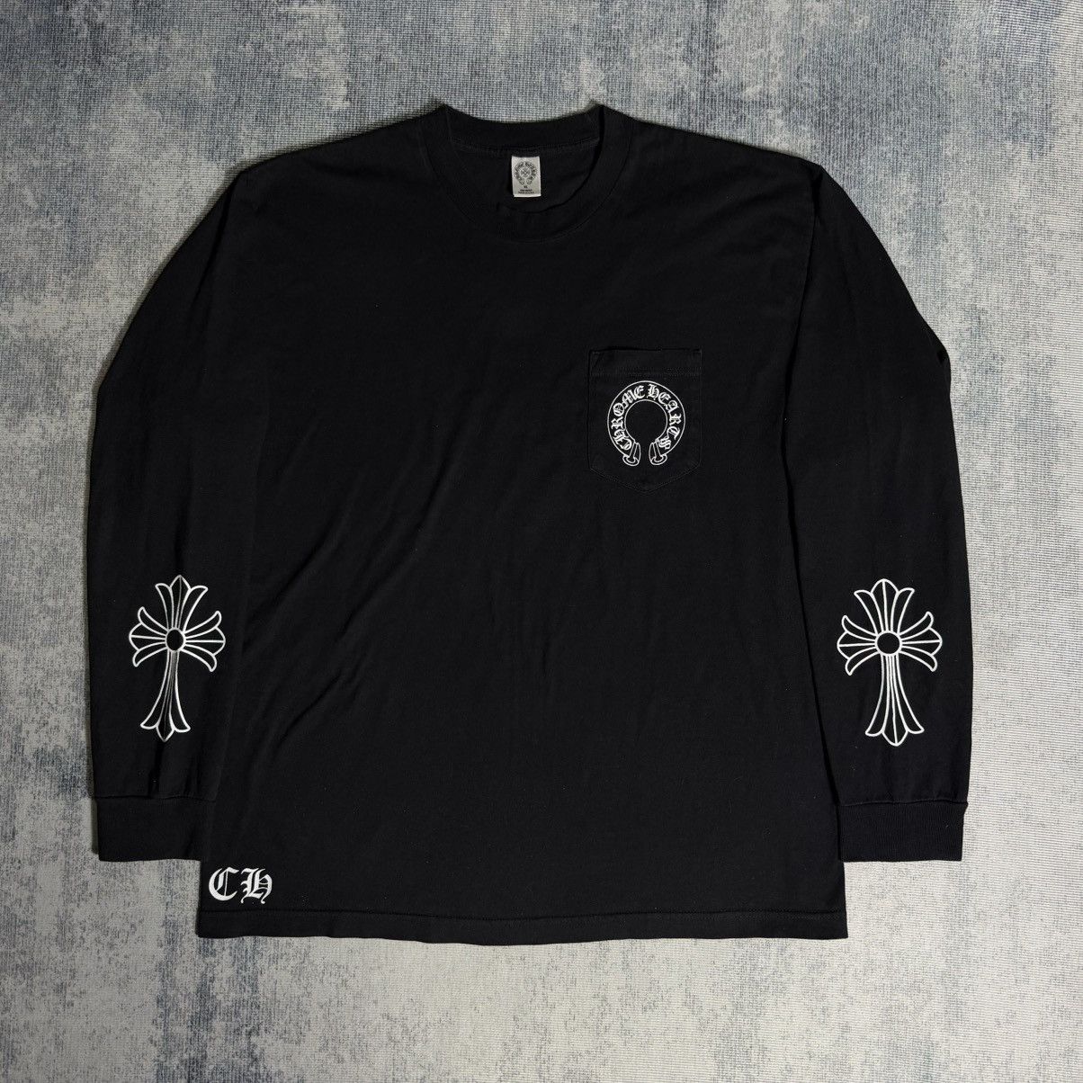 Chrome Hearts 2010s Chrome Hearts Scroll Cross Sleeves Size US XL / EU 56 / 4 - 2 Thumbnail