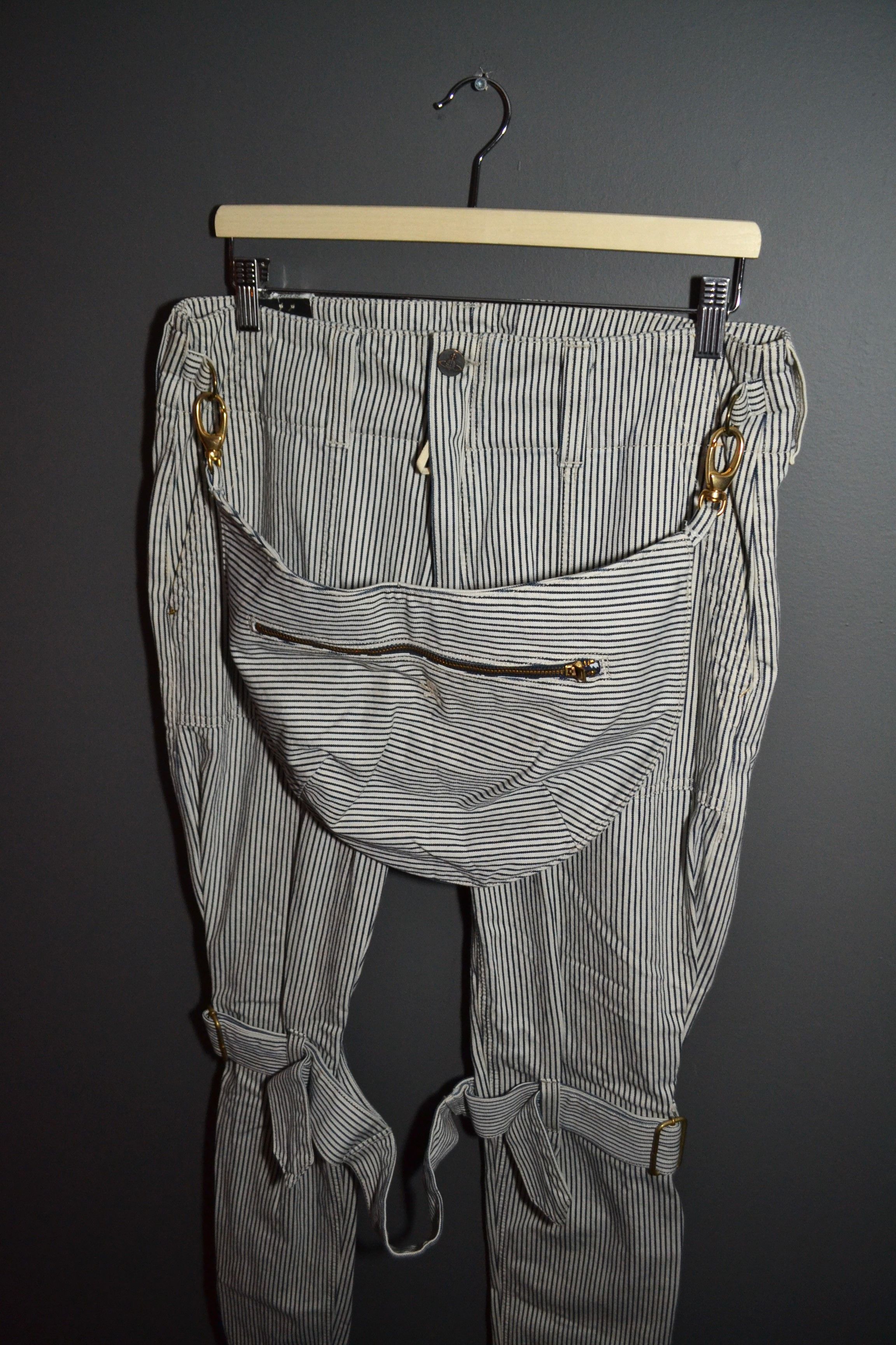 Lee × Vivienne Westwood Vivienne Westwood Bondage Jean Bag Striped