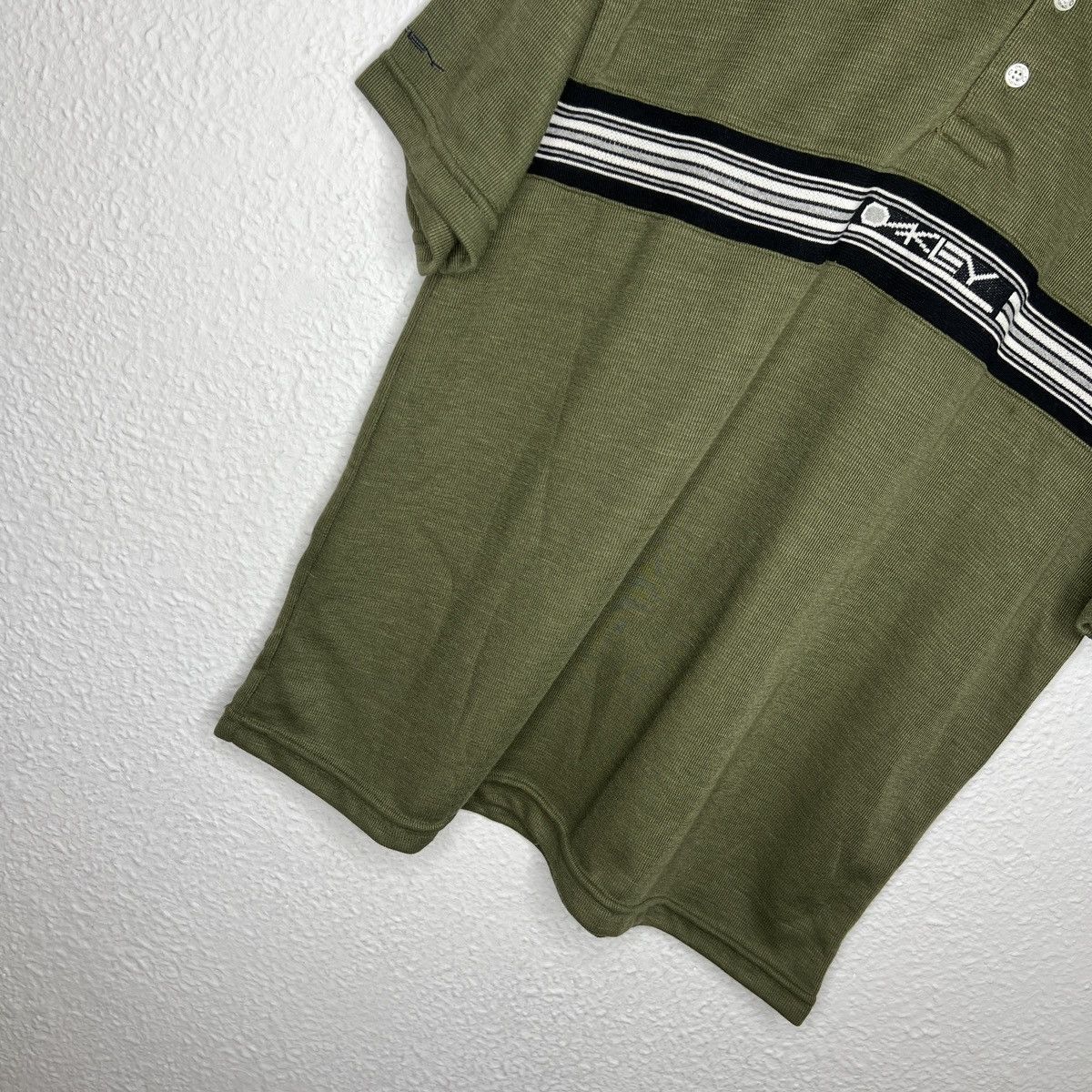 Oakley × Vintage Vintagw Oakley Polo Tshirt Tee Green Khaki Spellout Logo Size US L / EU 52-54 / 3 - 2 Thumbnail