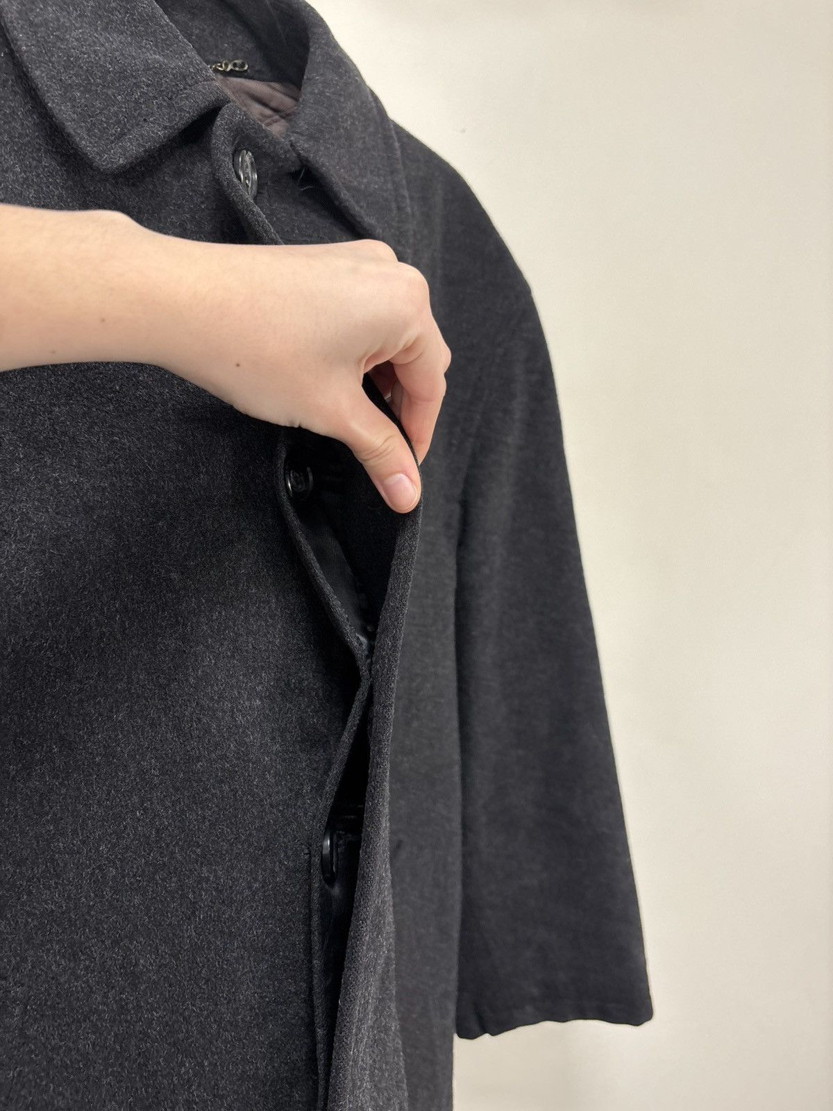Other Vintage Moessmer Tyrol Loden Men’s Dark Gray Wool Overcoat Size US M / EU 48-50 / 2 - 11 Thumbnail