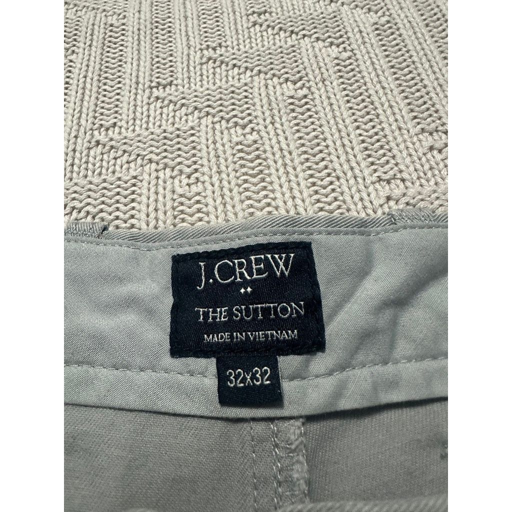 J.Crew J Crew gray the sutton chino khaki pants size 32 Size US 32 / EU 48 - 4 Thumbnail
