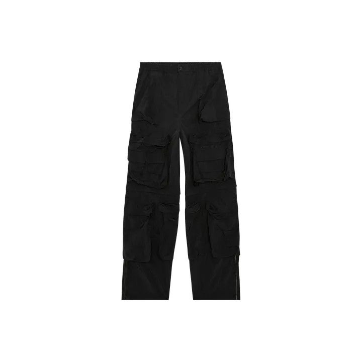 Diesel Diesel SS23 Black Loose Cargo Pants for Everyone 0079 Size US 44 / EU 60 - 1 Thumbnail
