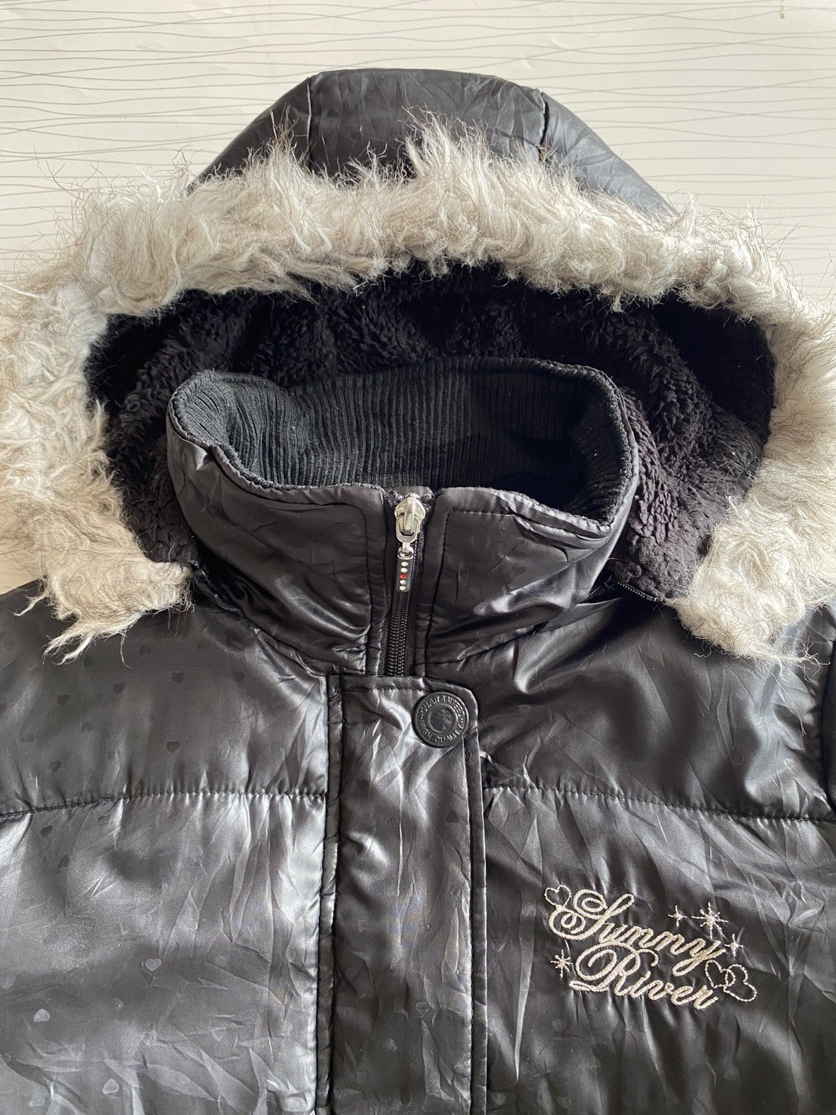 20471120 Sirmione Puffer Fur Hoodie ifsixwasnine lgb style Size US XL / EU 56 / 4 - 6 Thumbnail