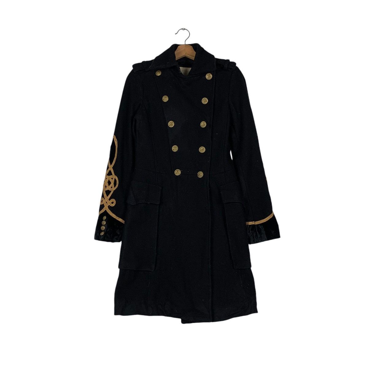 Denim & Supply Ralph Lauren Denim & Supply RALPH LAUREN Double Breast Overcoat #1355-C61 Size XS / US 0-2 / IT 36-38 - 1 Thumbnail