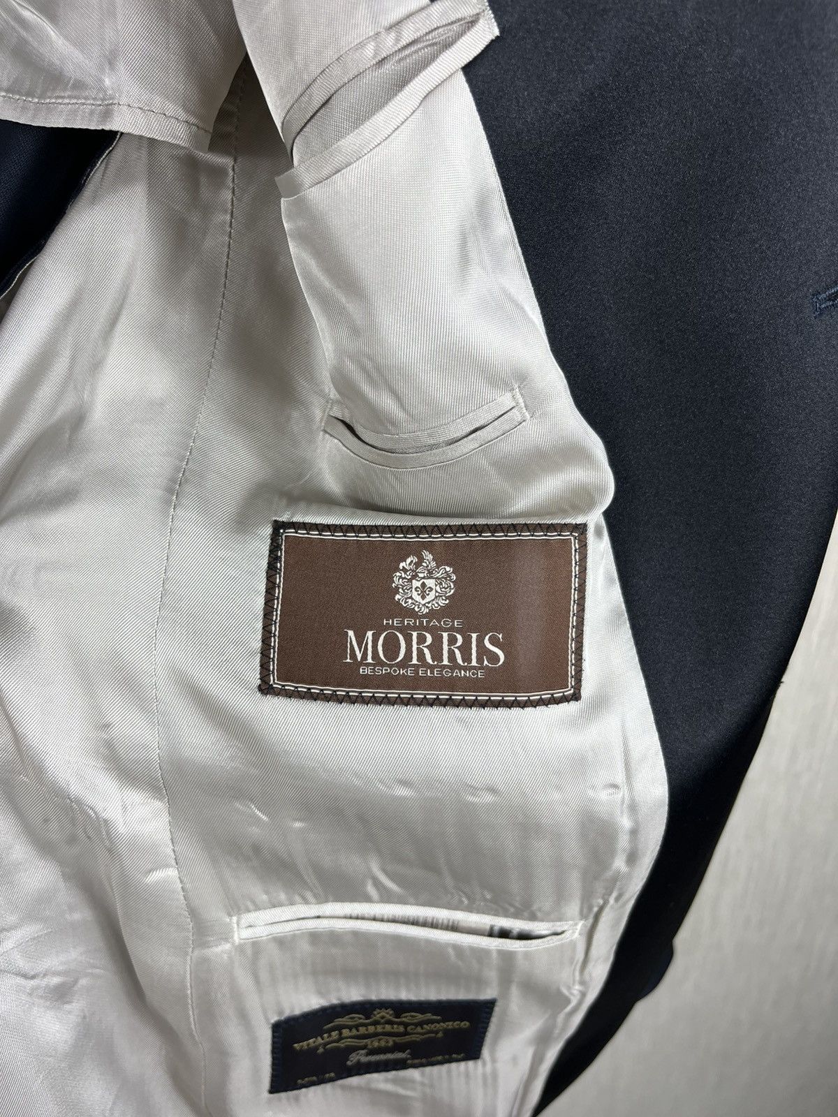 Designer × Morris Morris Heritage wool blazer jacket Vitale Barberis Canonico Size US L / EU 52-54 / 3 - 17 Thumbnail
