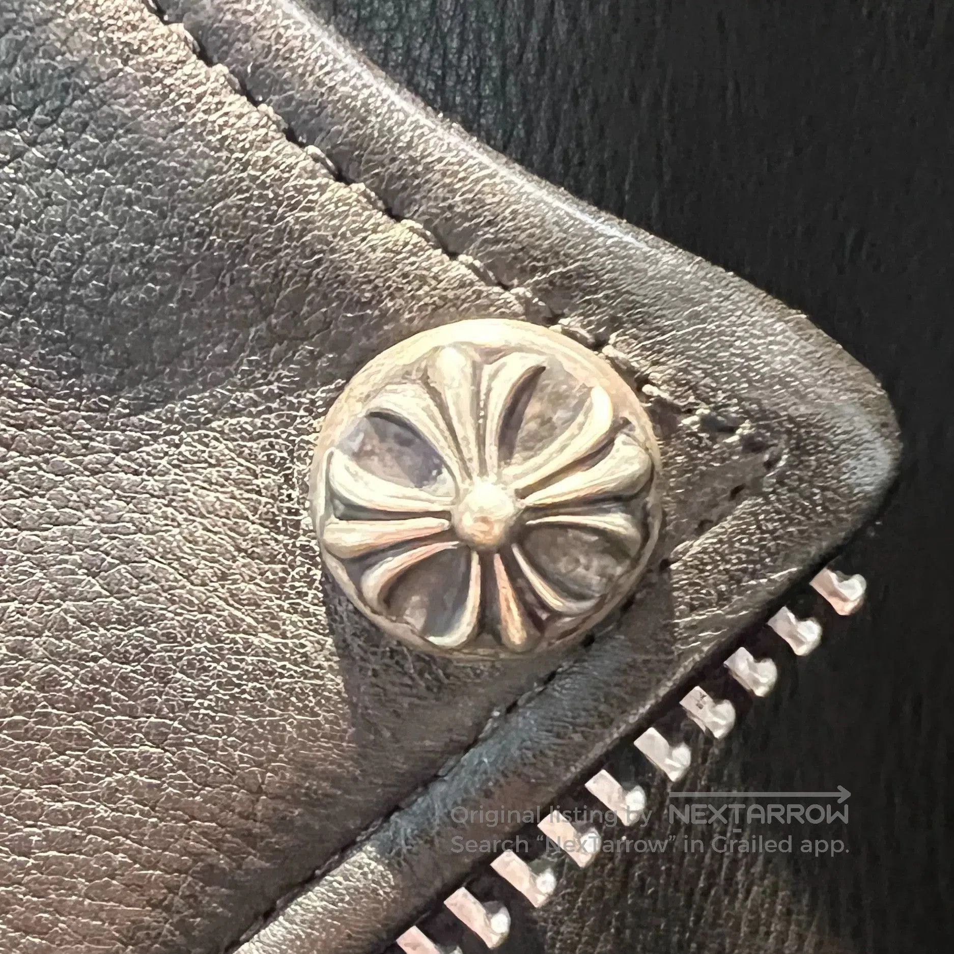 Chrome Hearts chrome hearts silver buckle leather biker jacket. Size US L / EU 52-54 / 3 - 2 Thumbnail