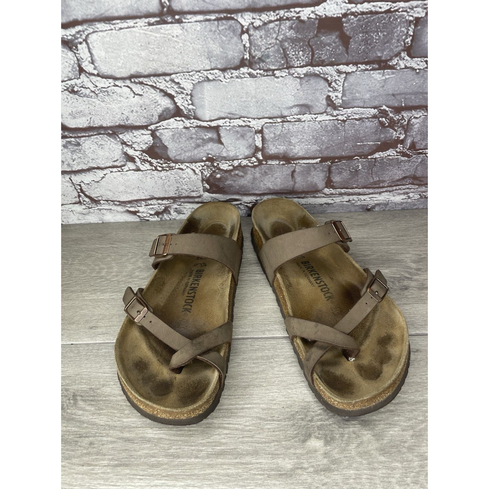 Birkenstock Birkenstock Mayari Mocha Brown Leather Strap Sandals Women’s Size US 10 / IT 40 - 4 Thumbnail