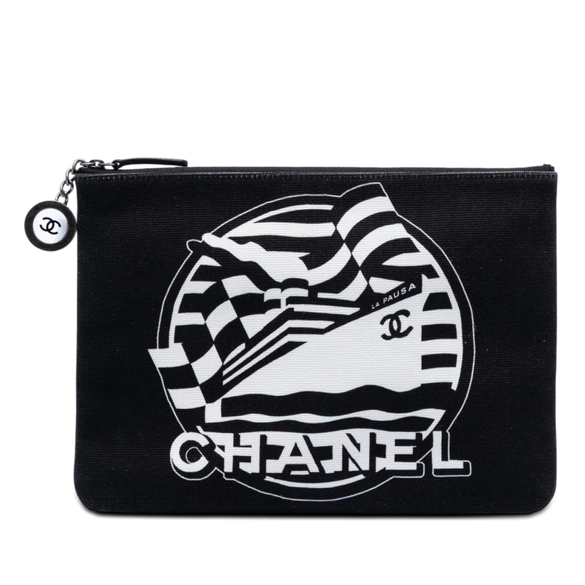 Chanel Medium Canvas La Pausa Zip O Case Clutch Size ONE SIZE - 1 Thumbnail