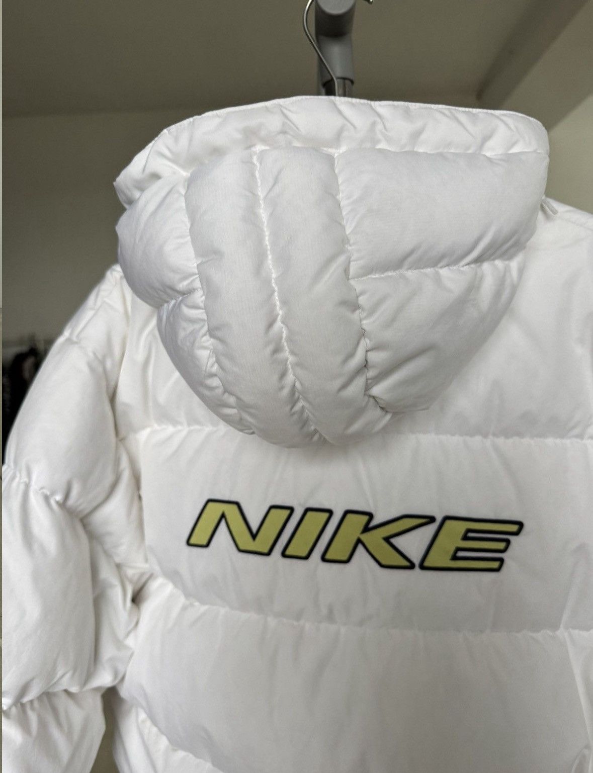 Nike Vintage Nike Spellout Down Puffer Jacket Size US M / EU 48-50 / 2 - 7 Thumbnail