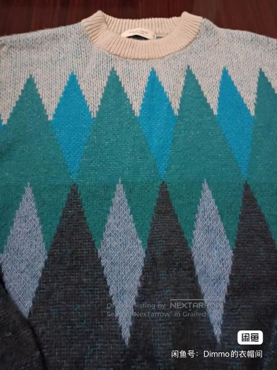Public Rec Public Tokyo 21AW Gradient Nordic Sweater. Size US S / EU 44-46 / 1 - 2 Thumbnail