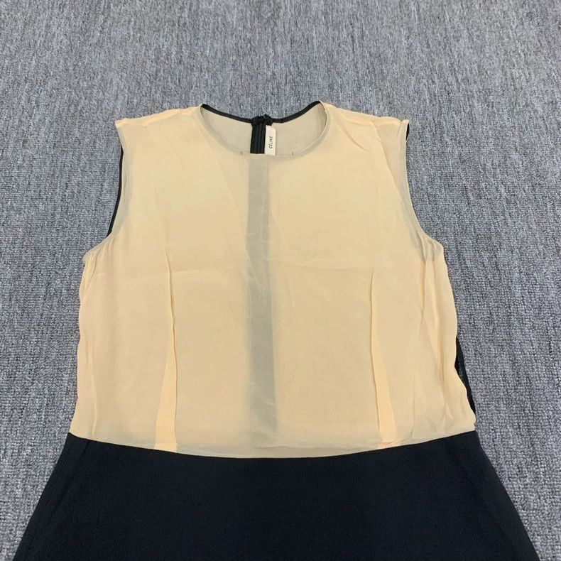 Celine Color Block Dress by Celine Size M / US 6-8 / IT 42-44 - 3 Thumbnail