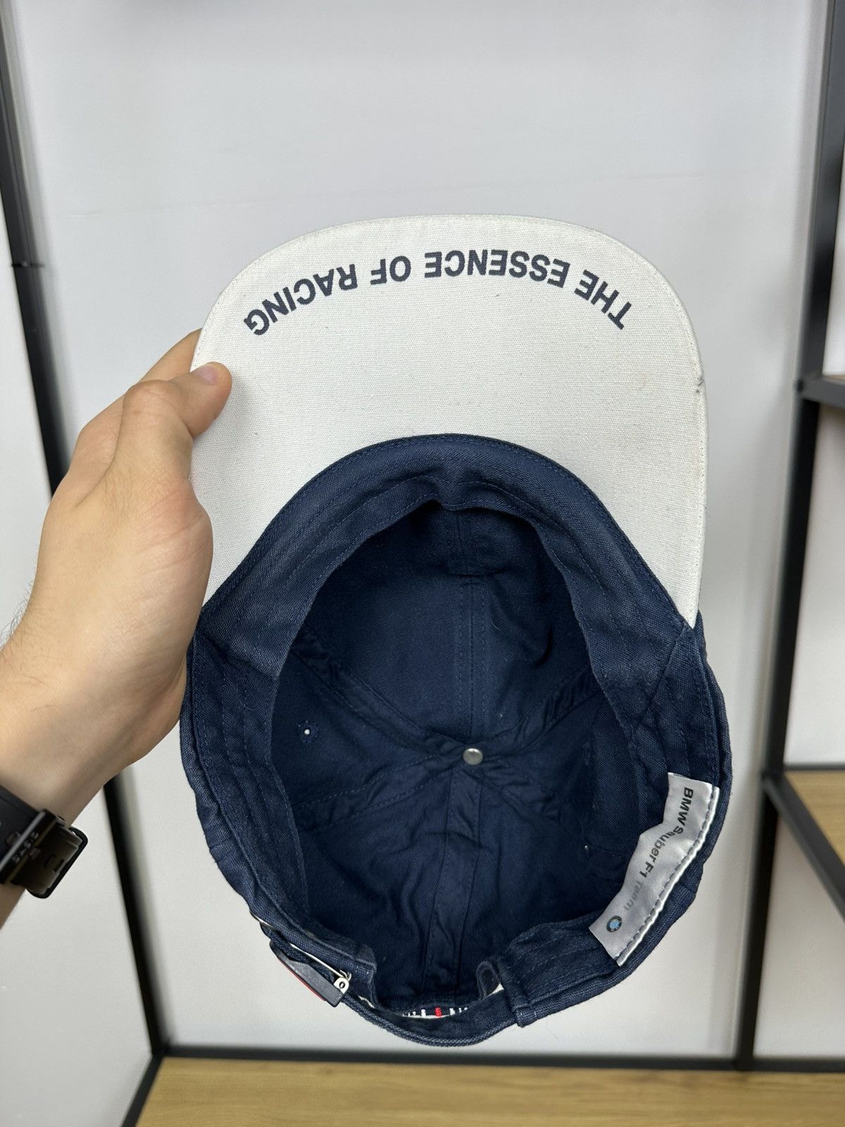 BMW BMW Sauber F1 team OS Hat Cap Formula One 2008 Unisex Racing Size ONE SIZE - 10 Thumbnail