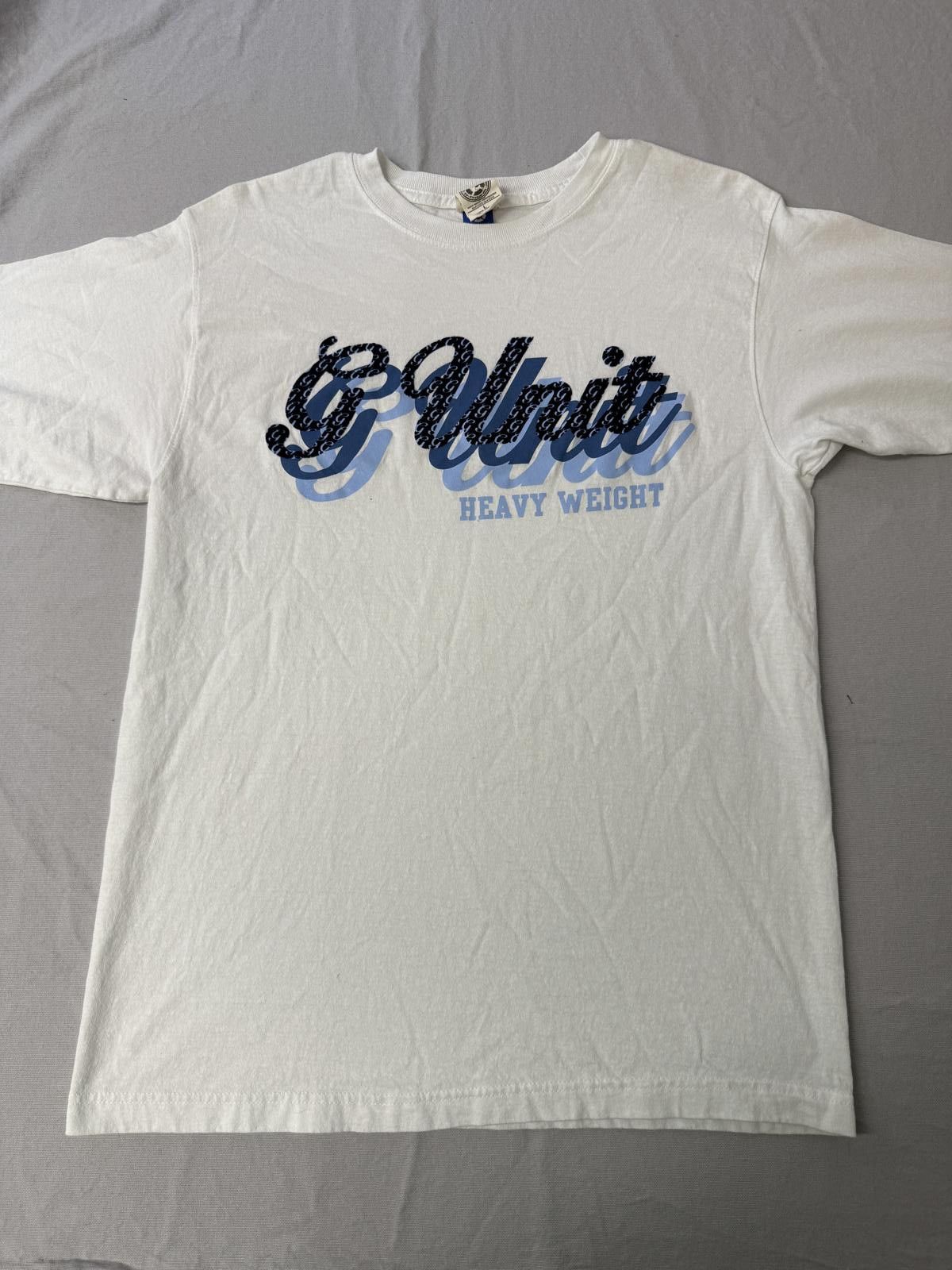 G-Unit Y2K G-Unit t-SHIRT Heavy Weight Fuzzy Logo Tee - L Size US L / EU 52-54 / 3 - 1 Thumbnail