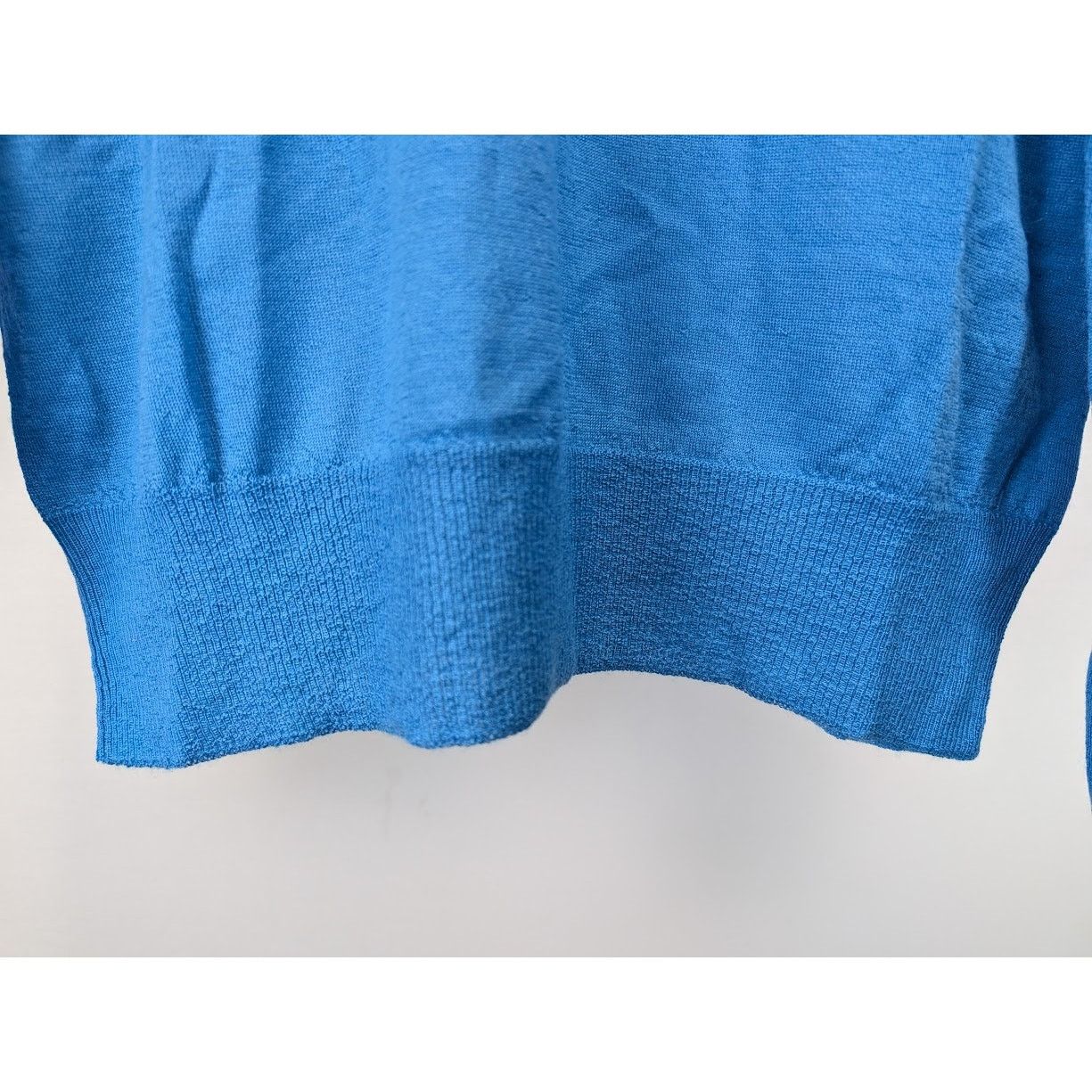 Bottega Veneta o1rshd1 Off Gauge Superfine Cashmere Sweater in Blue Size US L / EU 52-54 / 3 - 8 Thumbnail