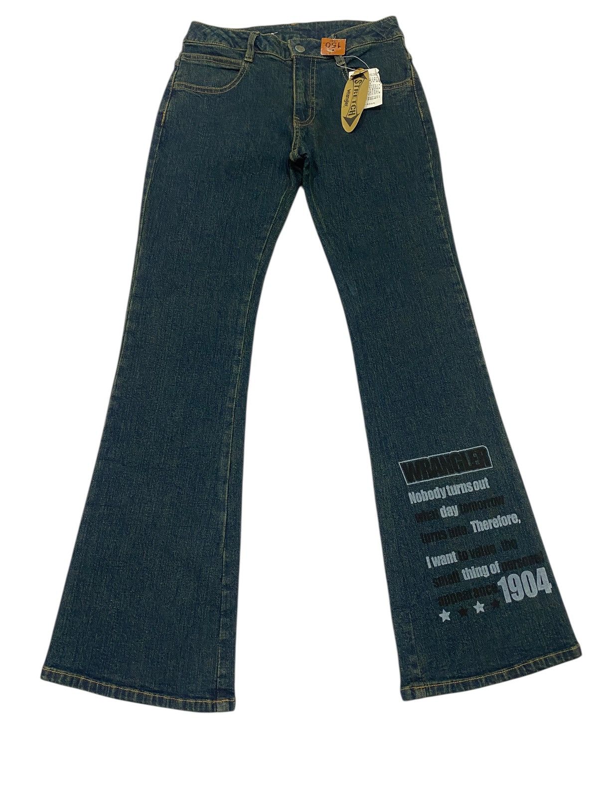 Wrangler Wrangler stretch painted flare jeans Size 27" / US 4 / IT 40 - 2 Thumbnail