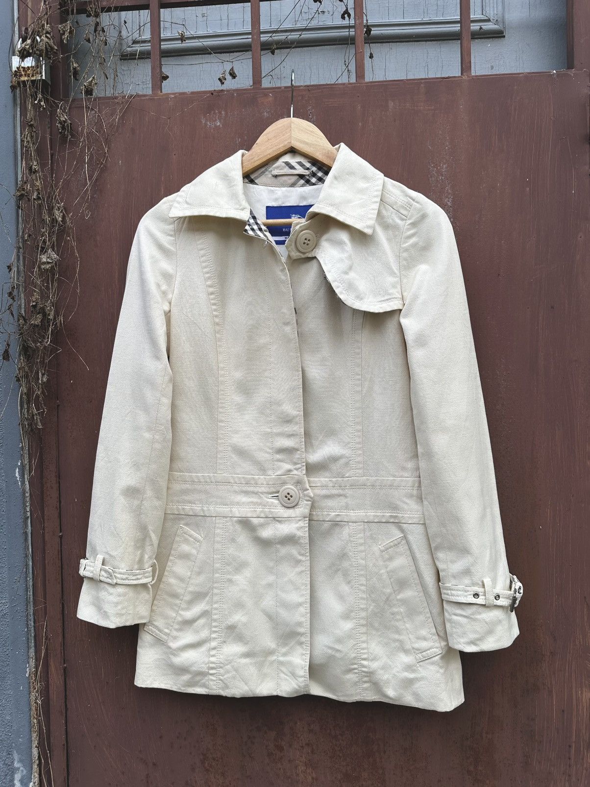 Burberry Burberry Blue Label Canvas Utility Jacket (Woman) Size US S / EU 44-46 / 1 - 3 Thumbnail