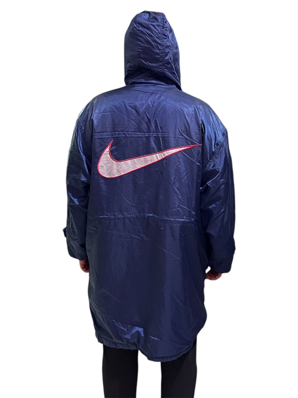 Nike 90s Nike Coach Big Swoosh Sherpa Lined jacket Size US XL / EU 56 / 4 - 1 Thumbnail