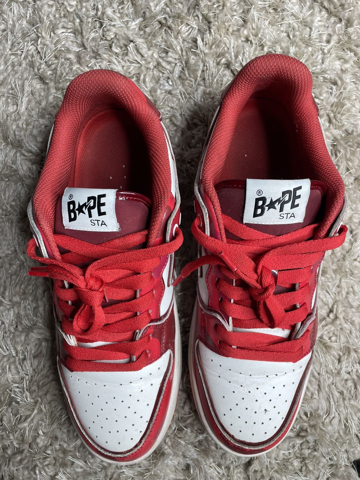 Bape Bape S8 Sta #1 M2 Red Size US 11 / EU 44 - 5 Thumbnail