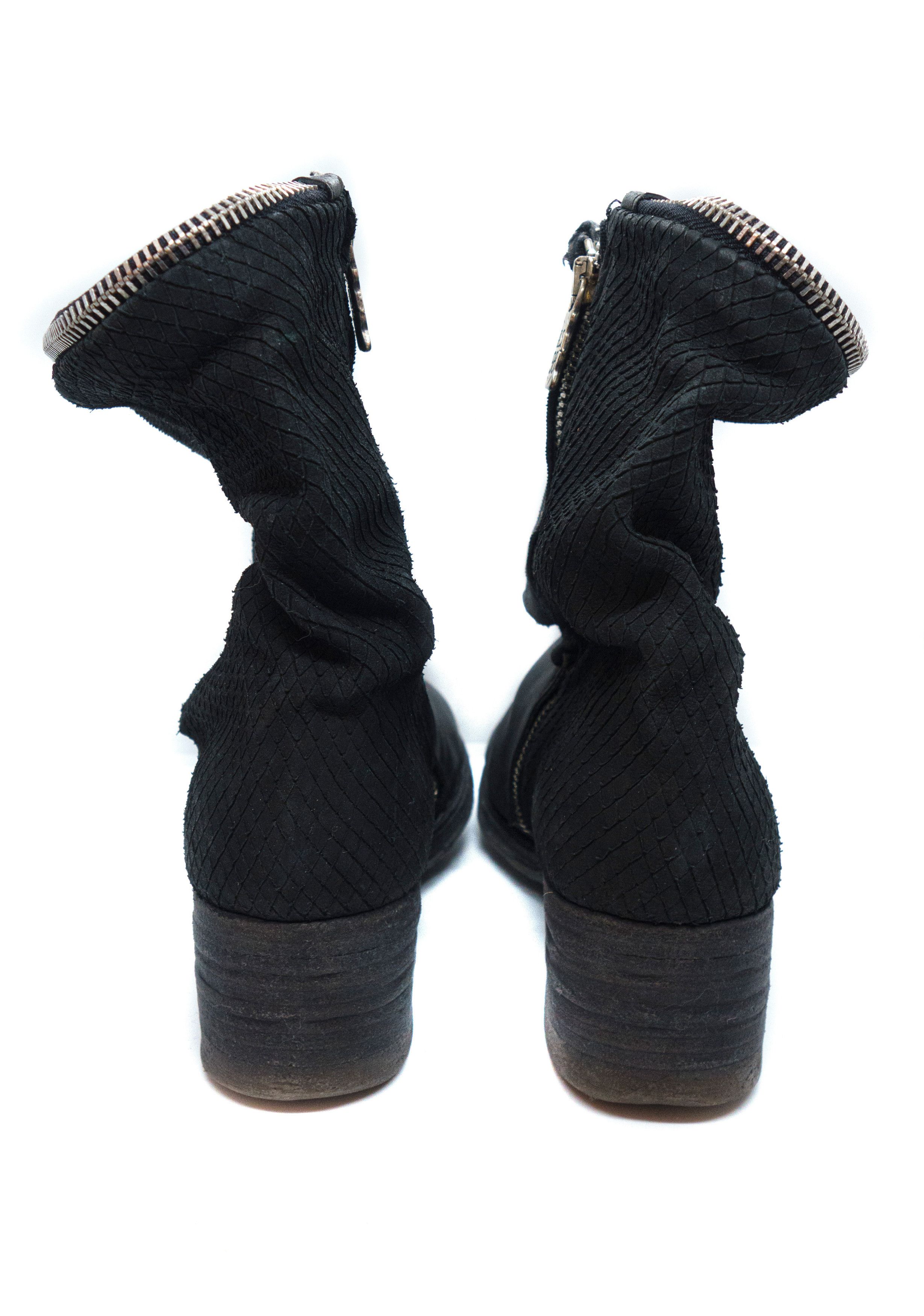 A.S.98 A.S.98 Upper Zippers Leather Boots Size US 8 / IT 38 - 3 Thumbnail