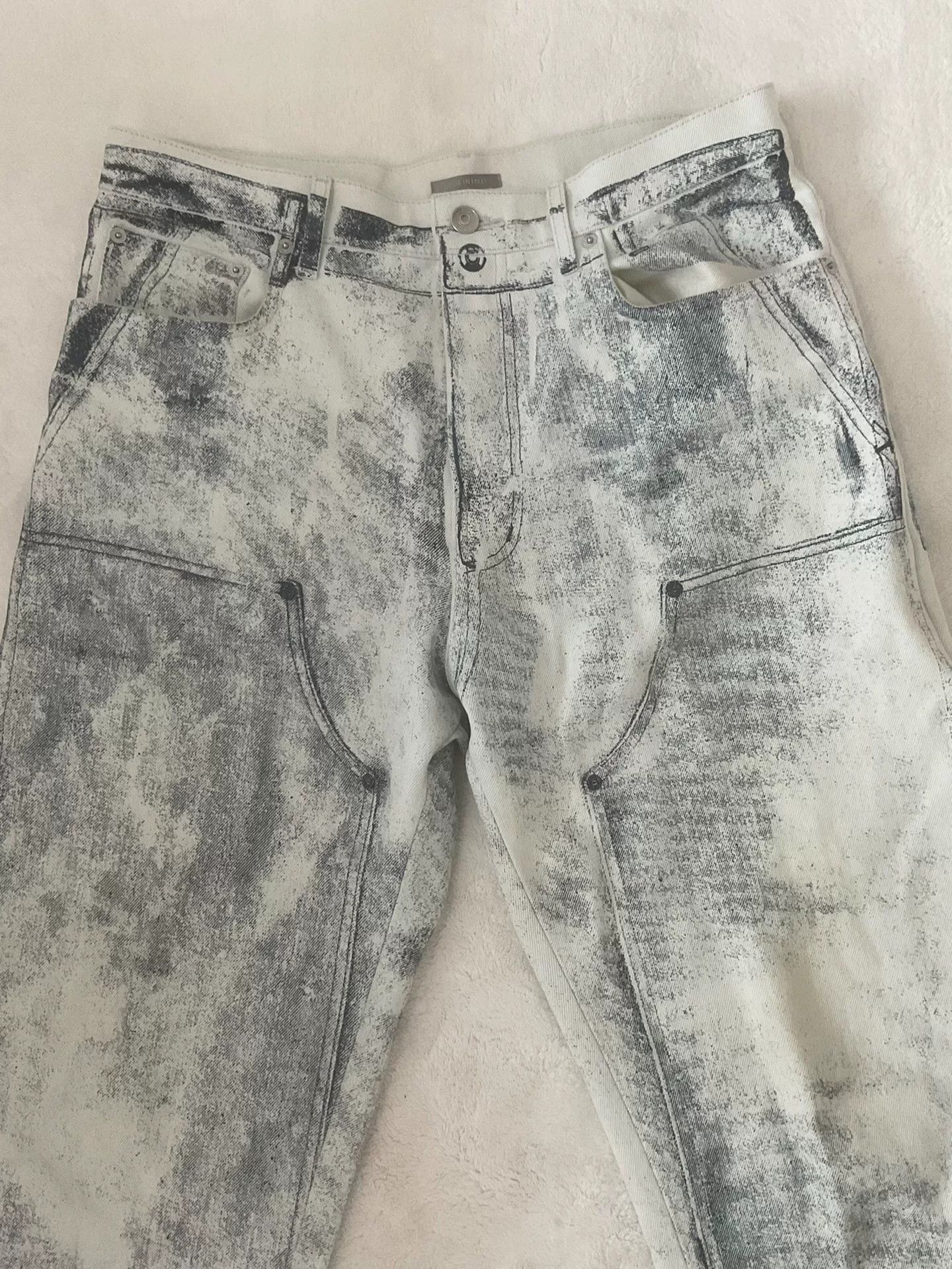 Dior dior workwear style five-pocket flared jeans Size US 31 - 3 Thumbnail