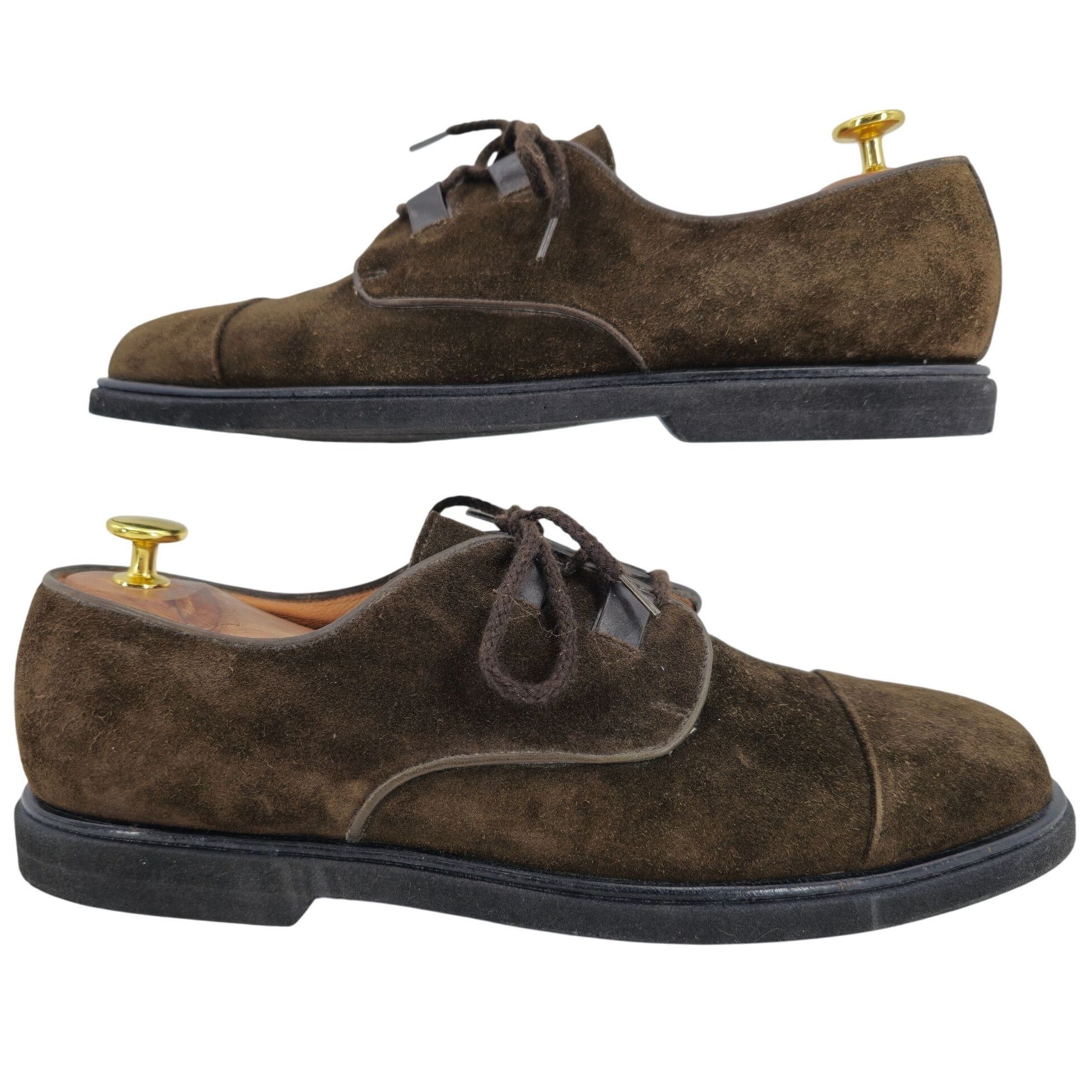 Bally Vintage Bally Switzerland Brown Suede Dress Shoes Mens 10.5 Size US 10.5 / EU 43-44 - 5 Thumbnail