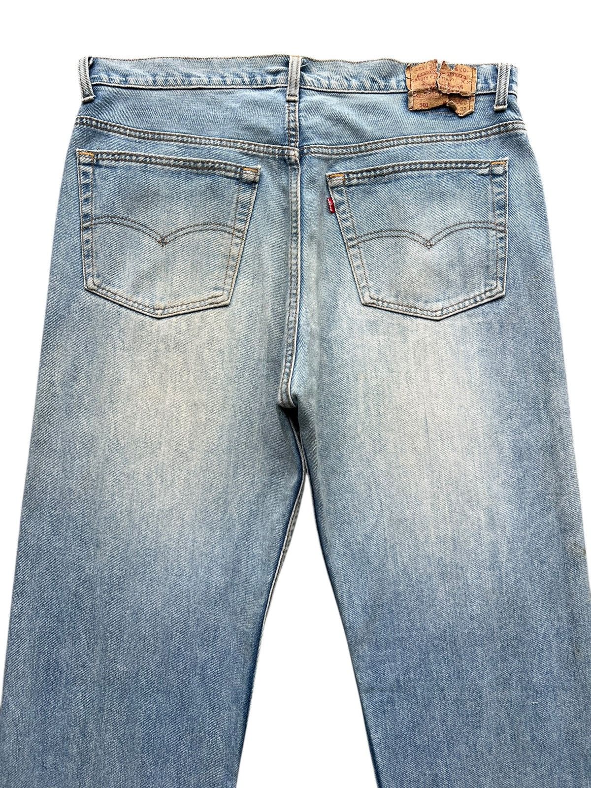 Levi's Vintage 90s Levis 501 USA Stonewash Denim Jeans 36x32 Size US 36 / EU 52 - 5 Thumbnail
