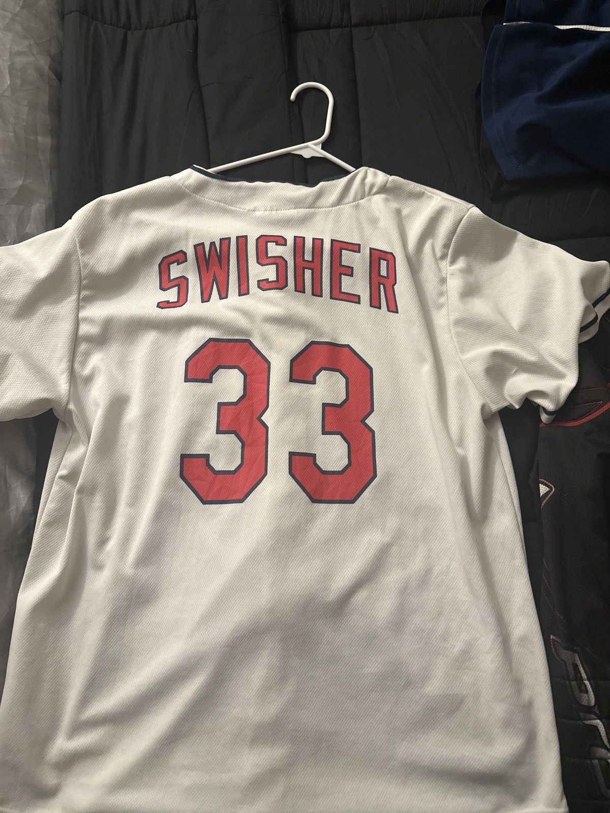 Nick swisher indians jersey hotsell