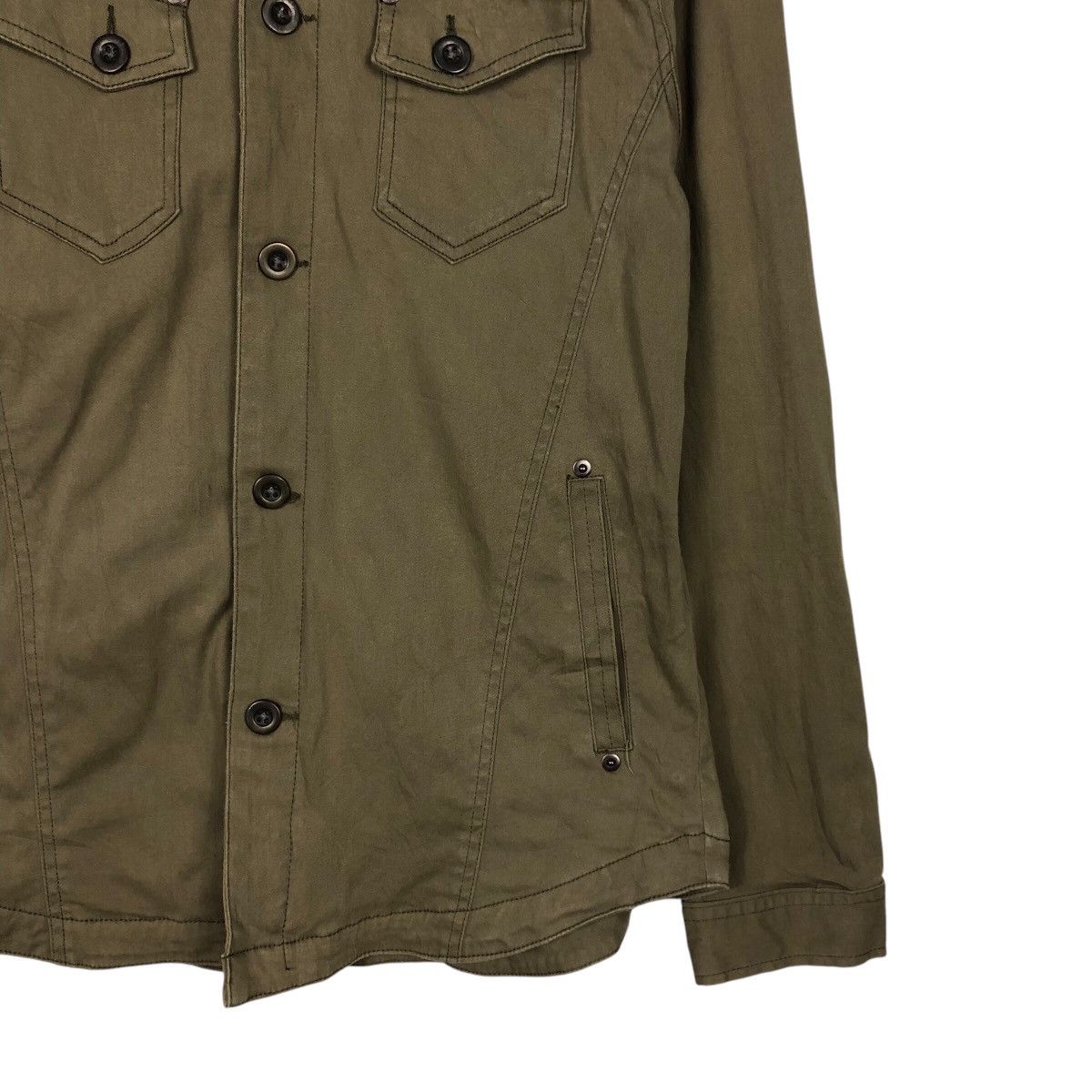 Hysteric Glamour 📌Vintage Biker Jacket Military In The Attic Cargo Pocket Size US L / EU 52-54 / 3 - 6 Thumbnail