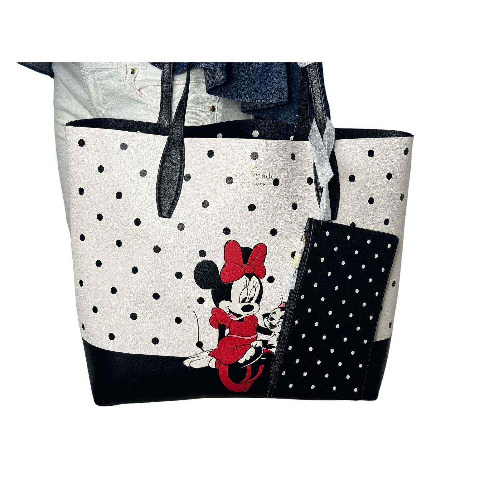 Kate Spade Kate Spade X Disney Reversible Minnie Mouse Large Tote Bag Size ONE SIZE - 5 Thumbnail