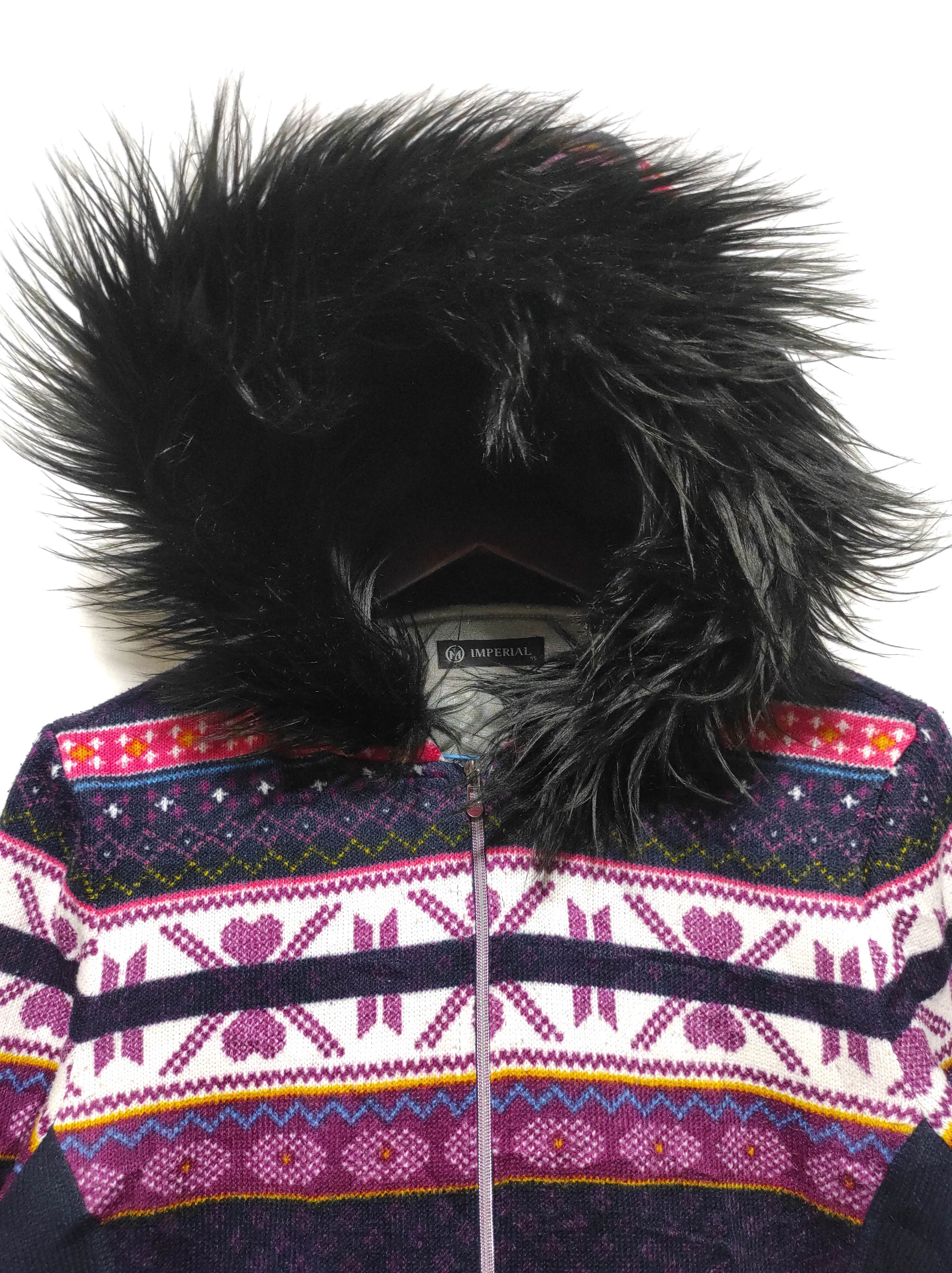 Hysteric Glamour Imperial Navajo Zipper Fur hoodie LGB style Size S / US 4 / IT 40 - 3 Thumbnail