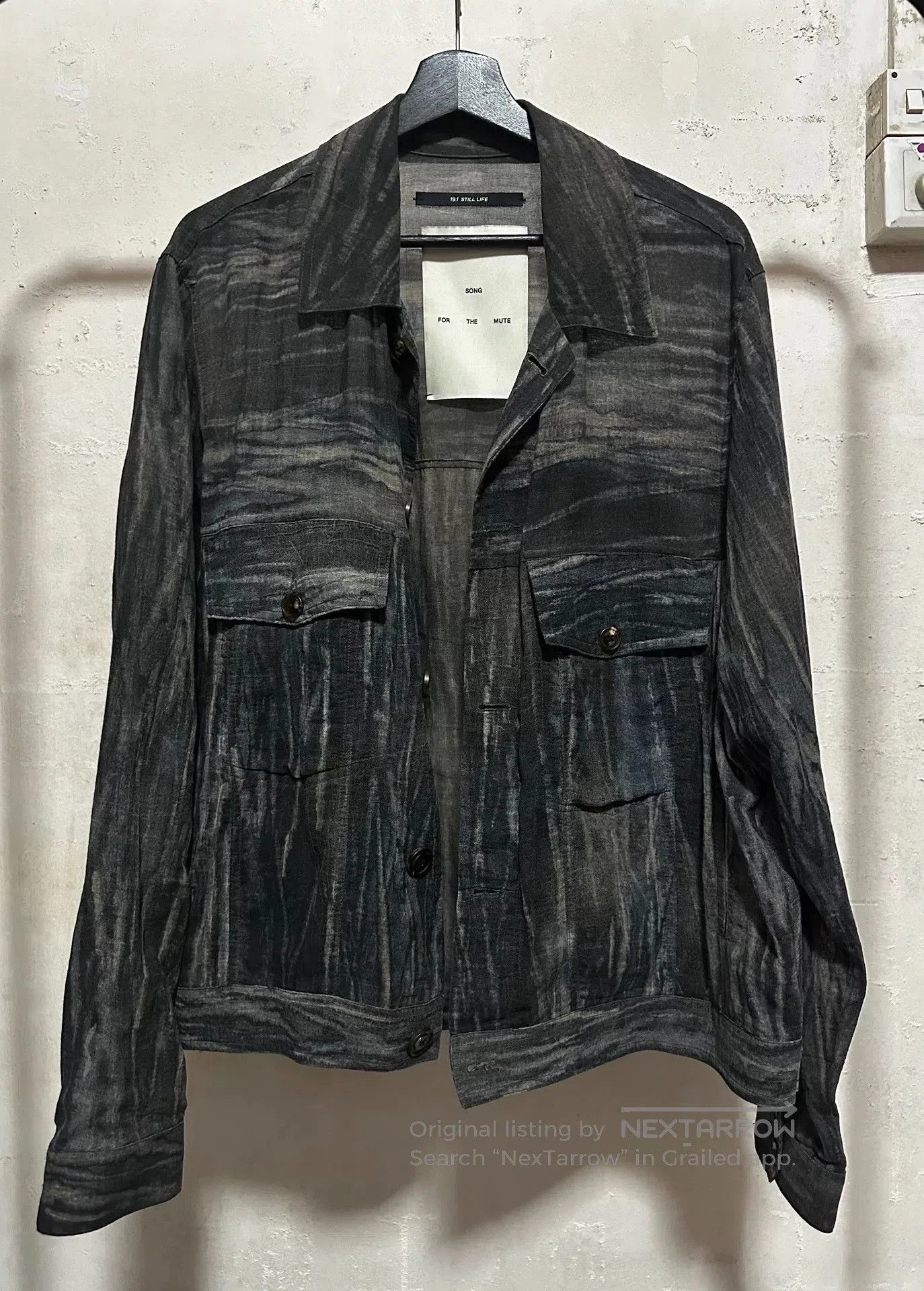 Song For The Mute SFTM 19.1 Still Life Textured Jacket. Size US M / EU 48-50 / 2 - 1 Thumbnail