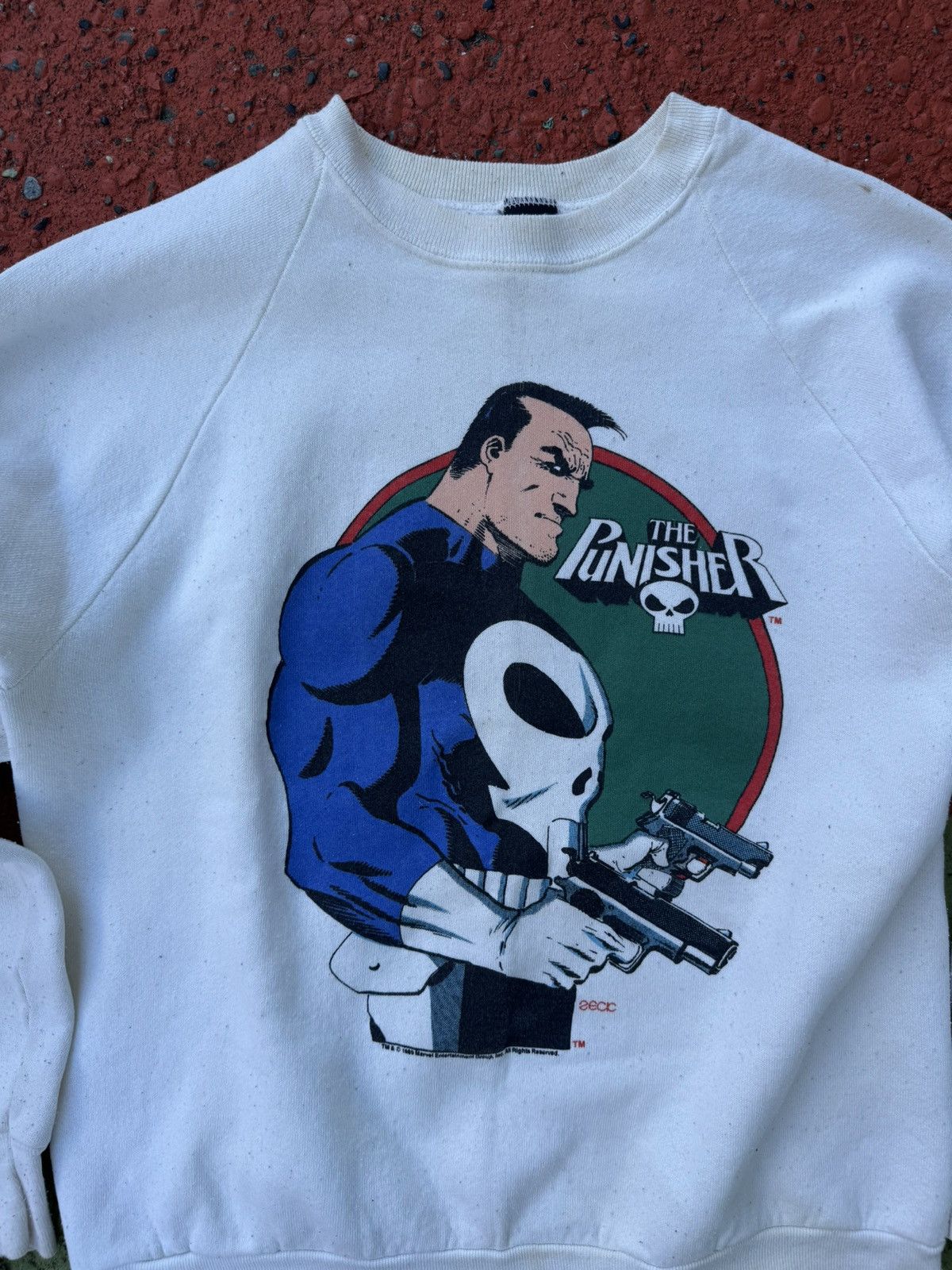 Marvel Comics × Vintage 1990s The Punisher Marvel Crewneck Size US L / EU 52-54 / 3 - 3 Thumbnail