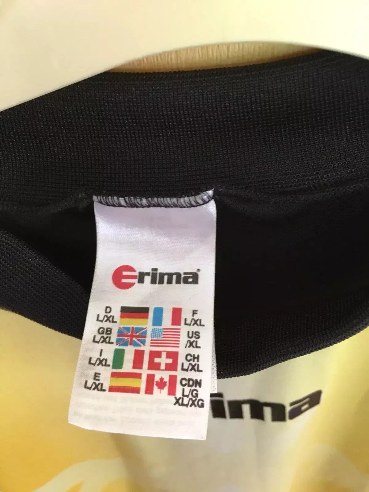 Erima VINTAGE 1990s ERIMA GOALKEEPER #1 JERSEY GK SOCCER SHIRT Size US XL / EU 56 / 4 - 7 Thumbnail