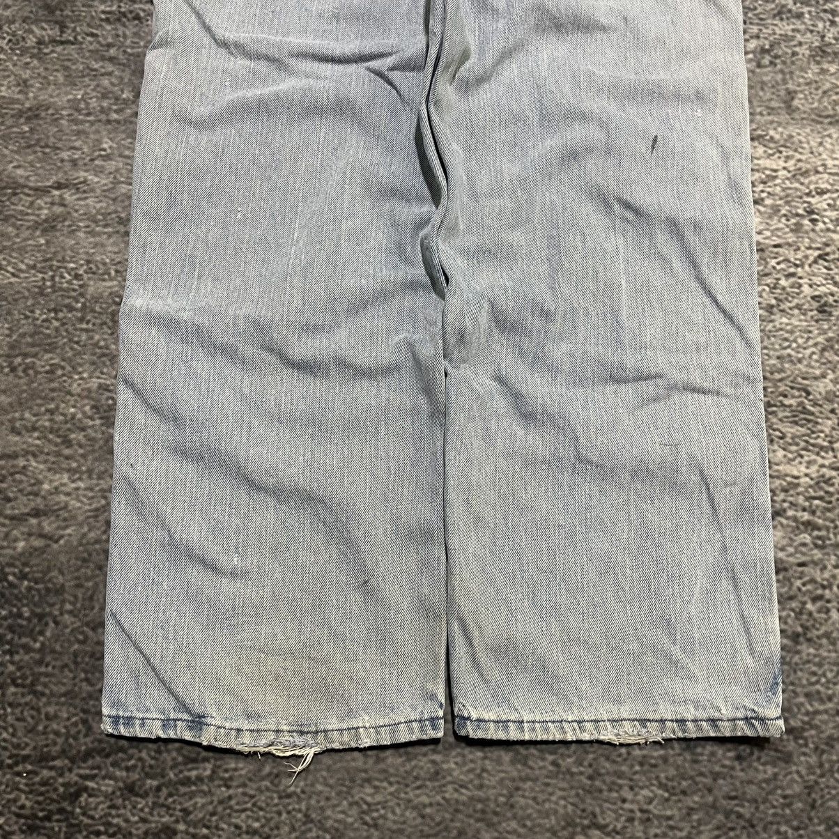 Big Mac Vintage 90s Faded Big Mac Baggy Wide Leg Carpenter Jeans Size US 32 / EU 48 - 3 Thumbnail