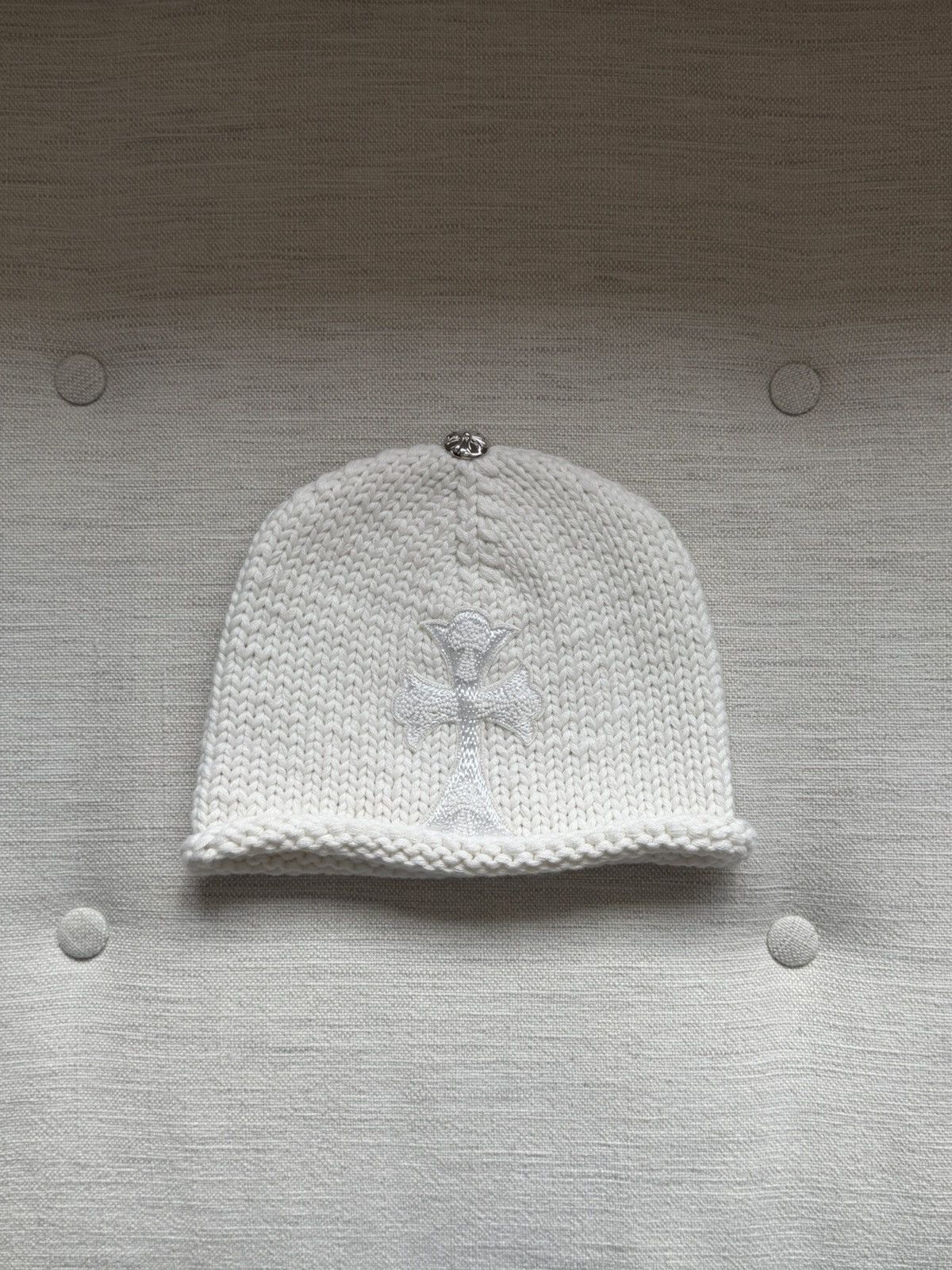 Chrome Hearts Chrome Hearts beaded patches cashmere beanie Size ONE SIZE - 1 Thumbnail